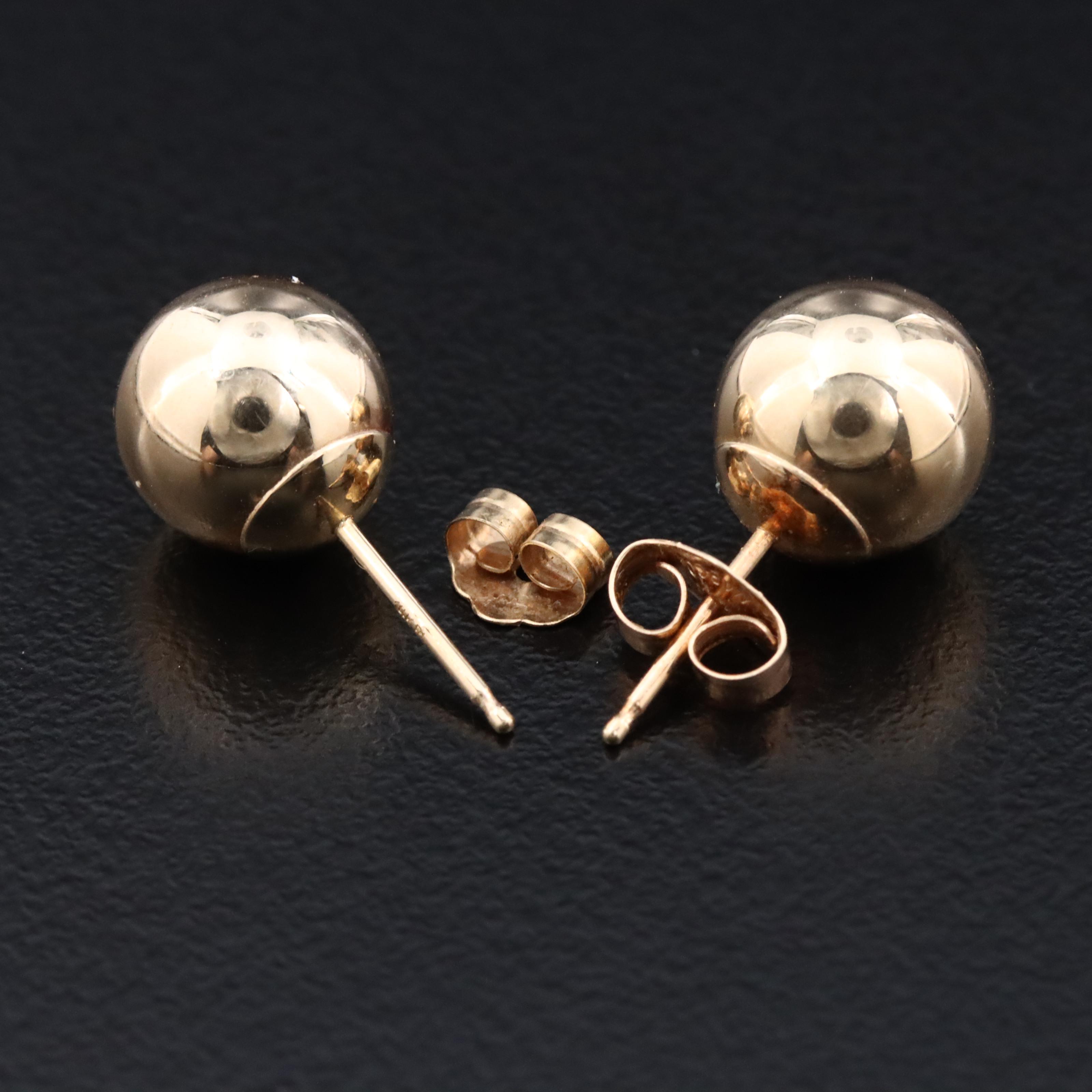 14K Stud Earrings