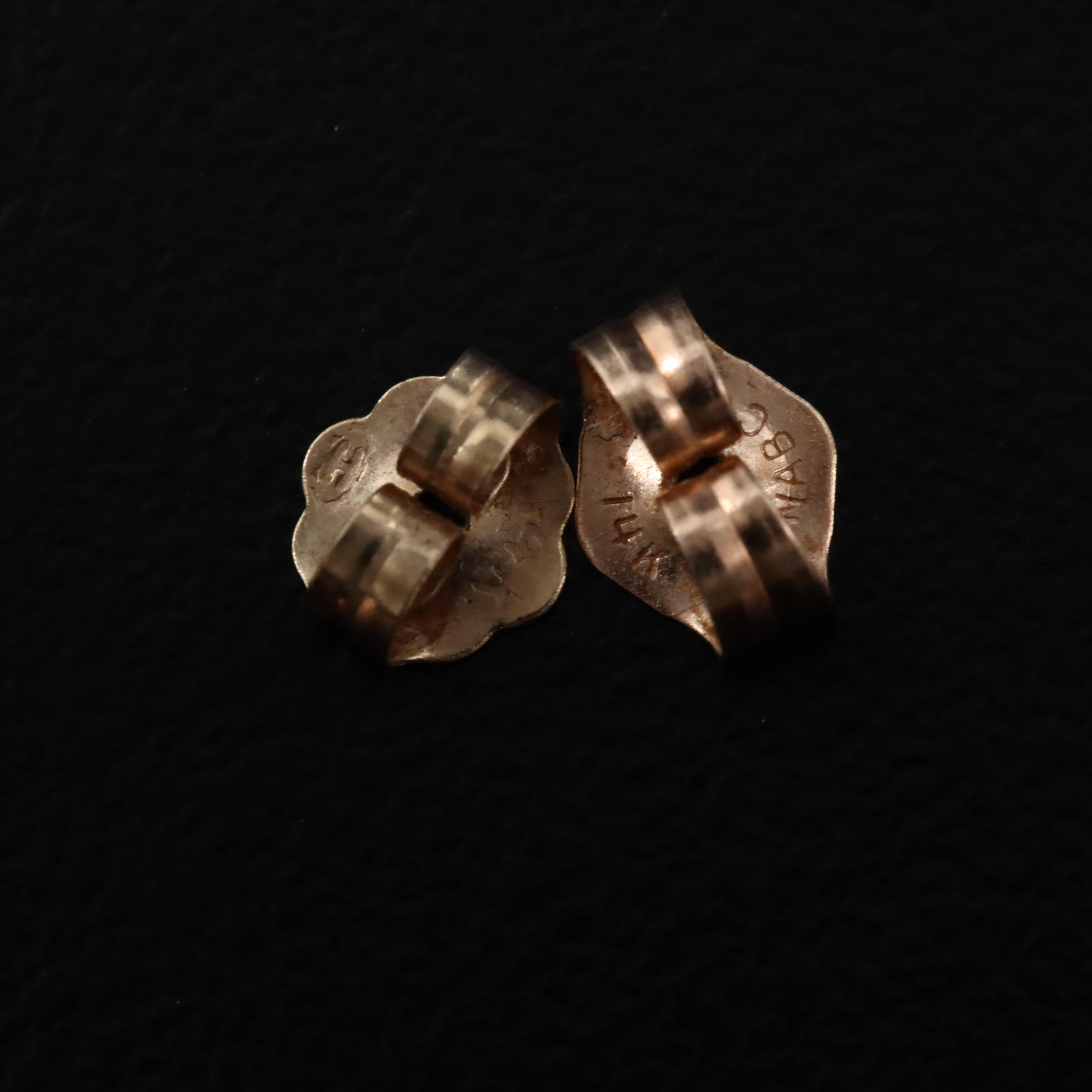 14K Stud Earrings