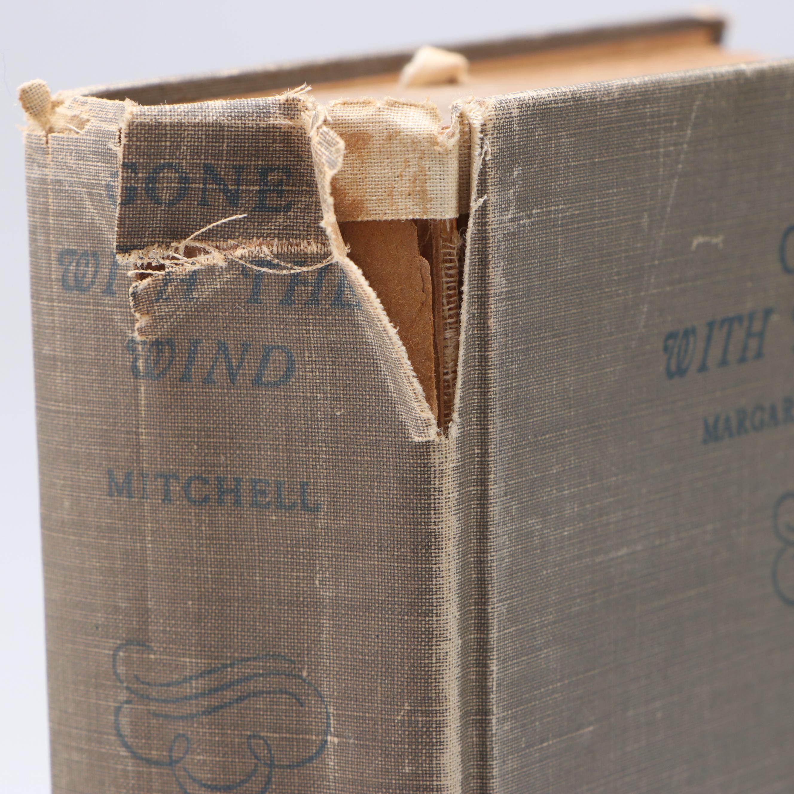 Early Printing "Gone with the Wind" by Margaret Mitchell, 1936
