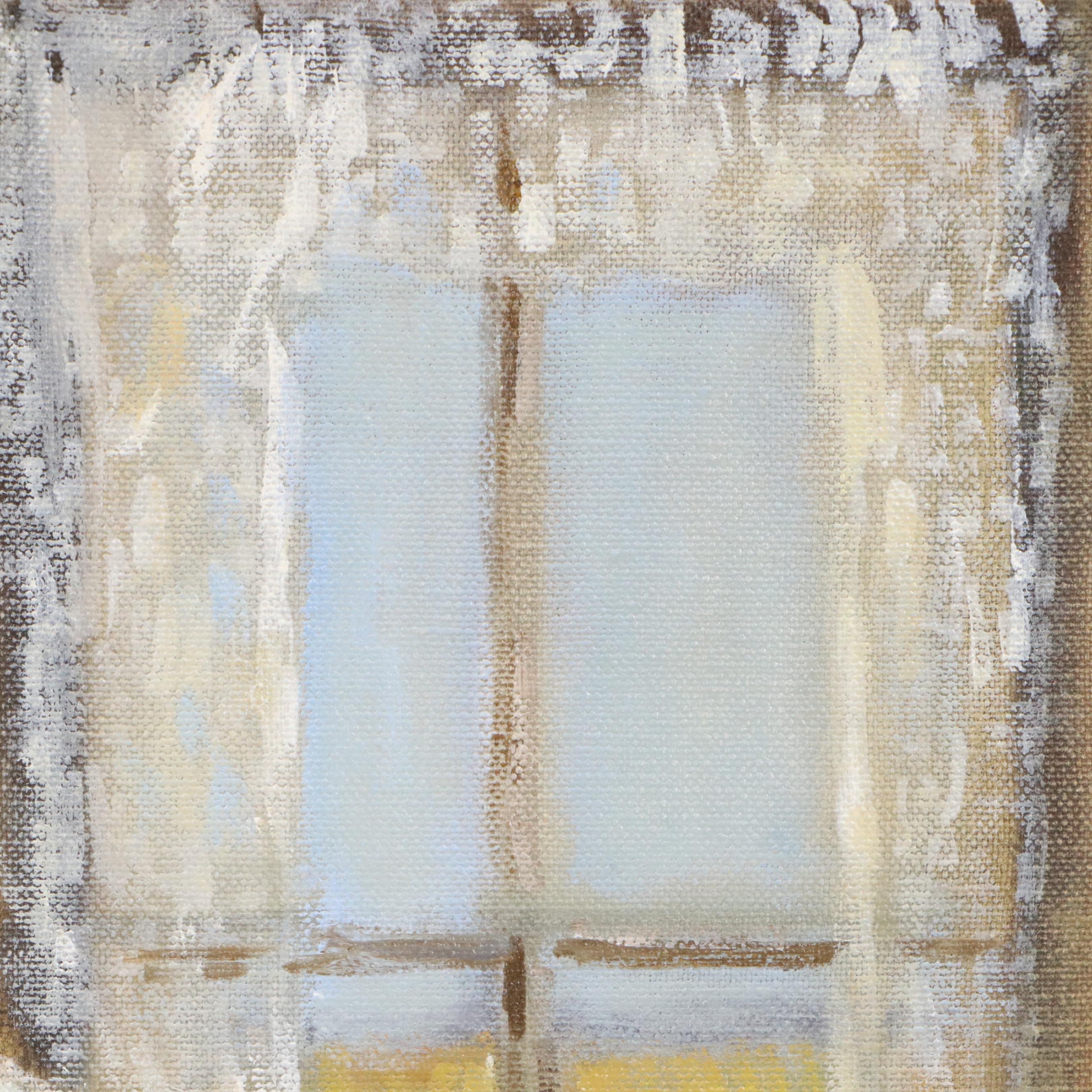 Gay Banowsky Oil Painting of Interior Kitchen Scene