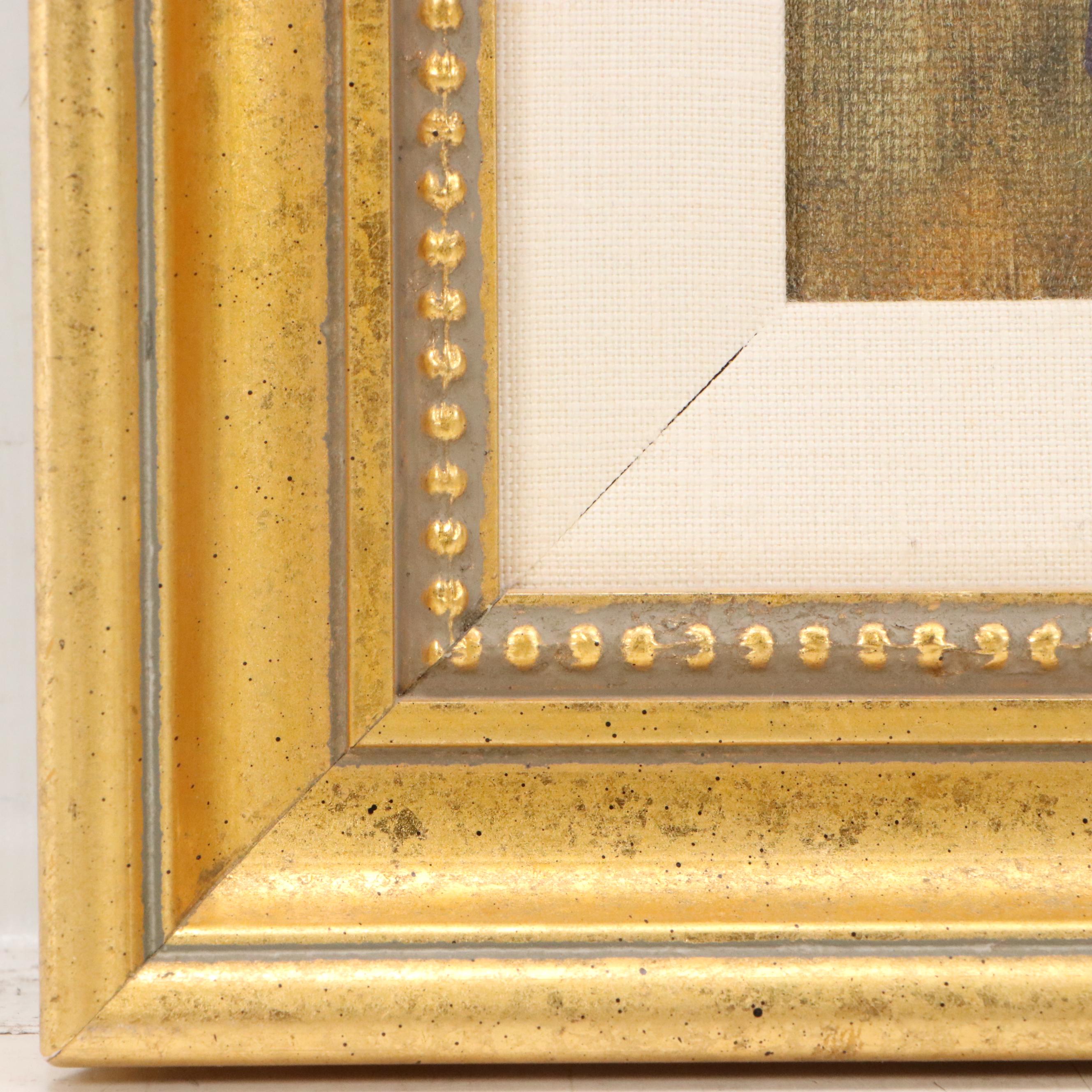 Gay Banowsky Oil Painting of Interior Kitchen Scene