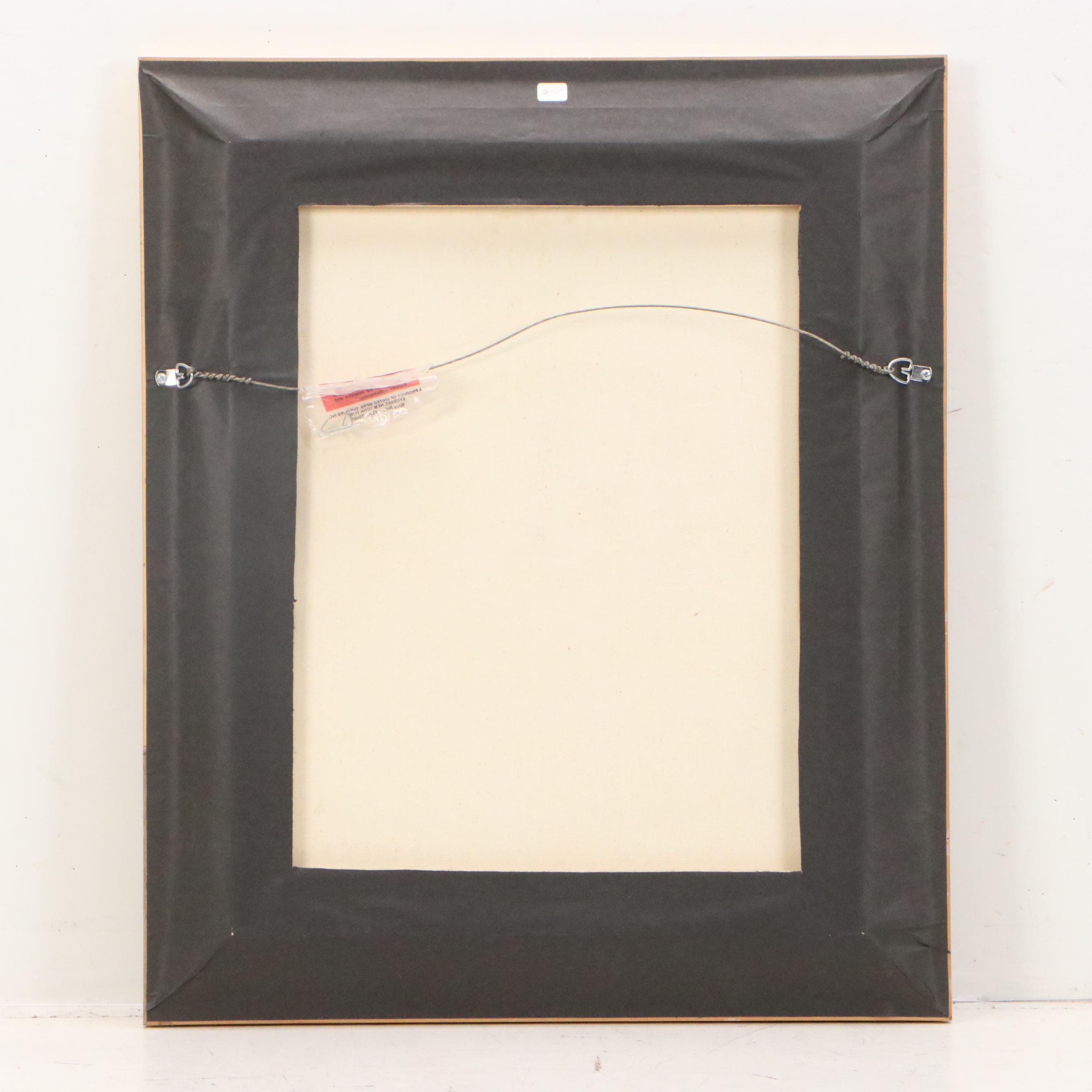 Gay Banowsky Oil Painting of Interior Kitchen Scene