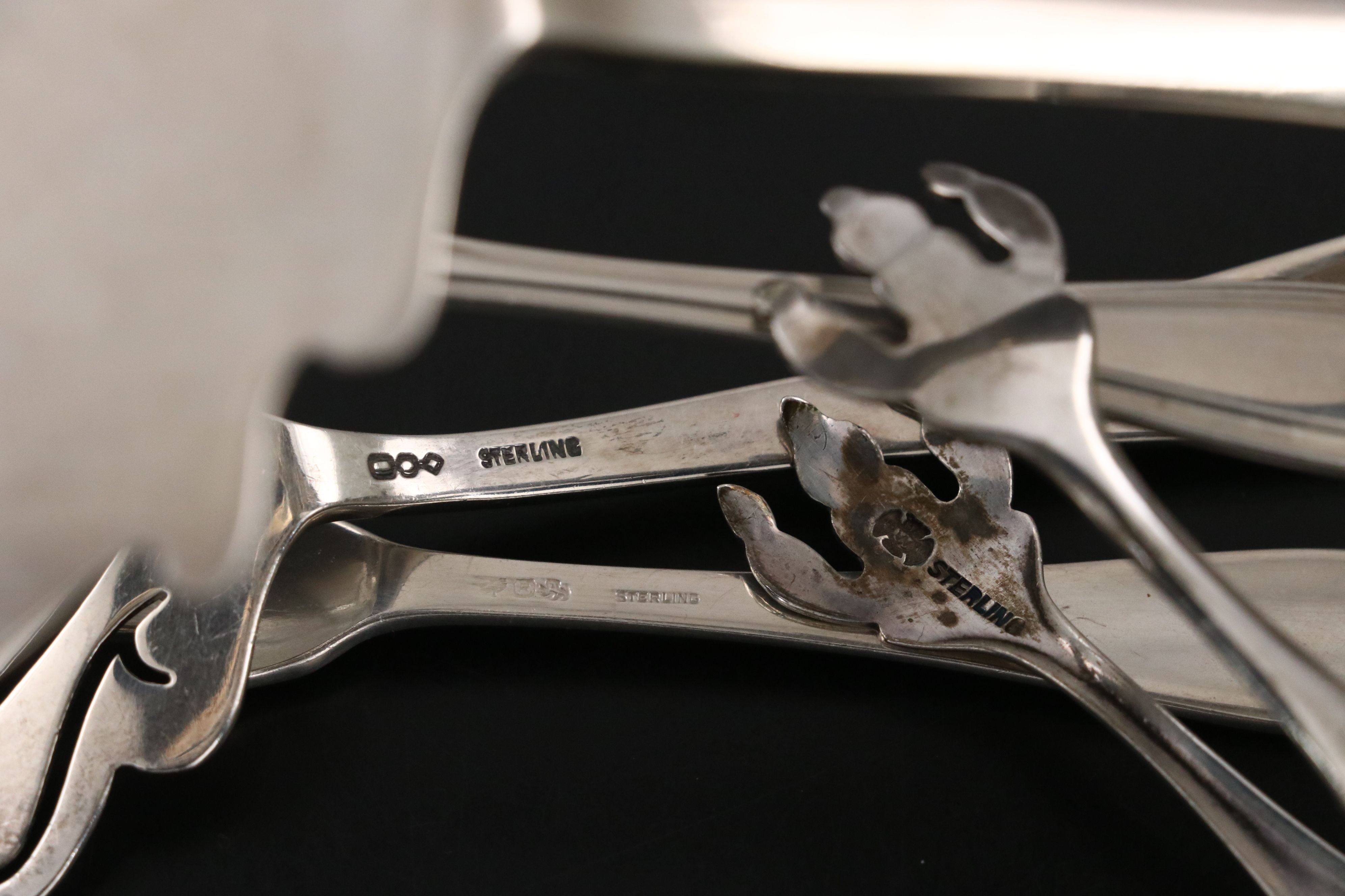 Charles Boyton, Reed & Barton, and Other Sterling Silver and Metal Tongs