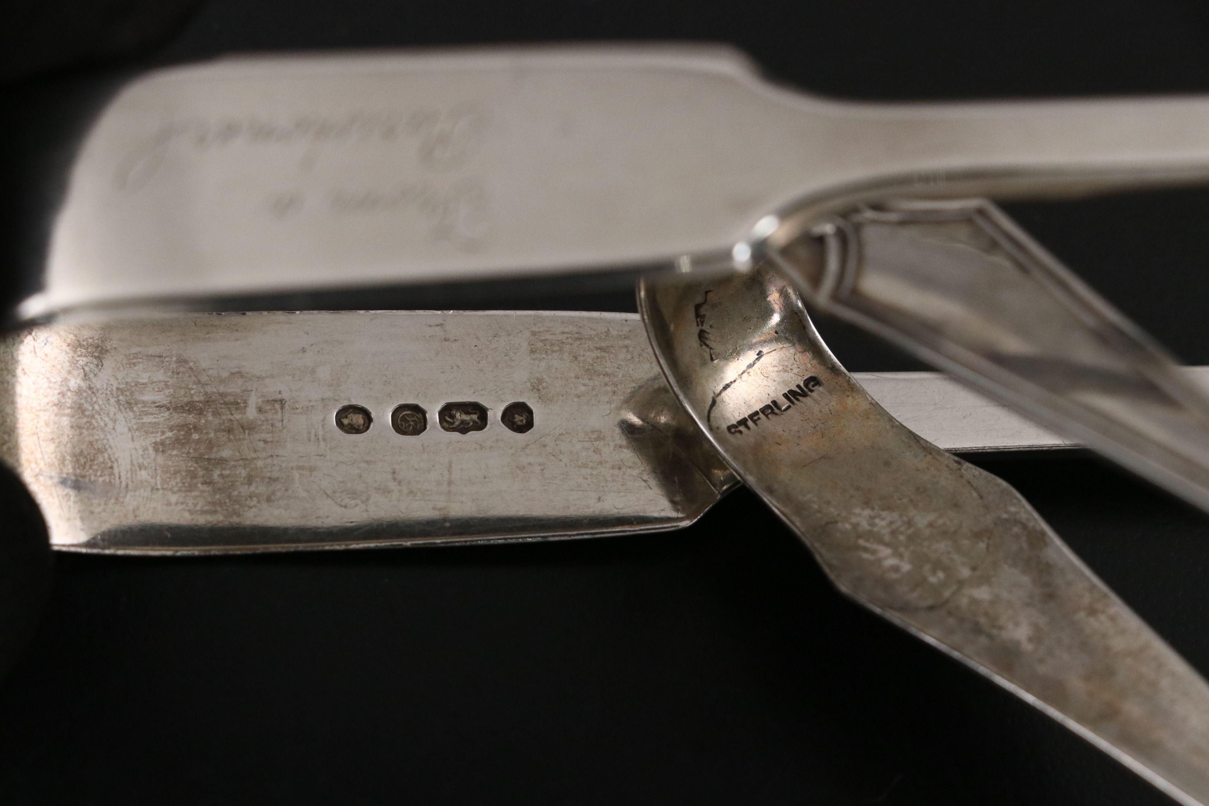 Charles Boyton, Reed & Barton, and Other Sterling Silver and Metal Tongs