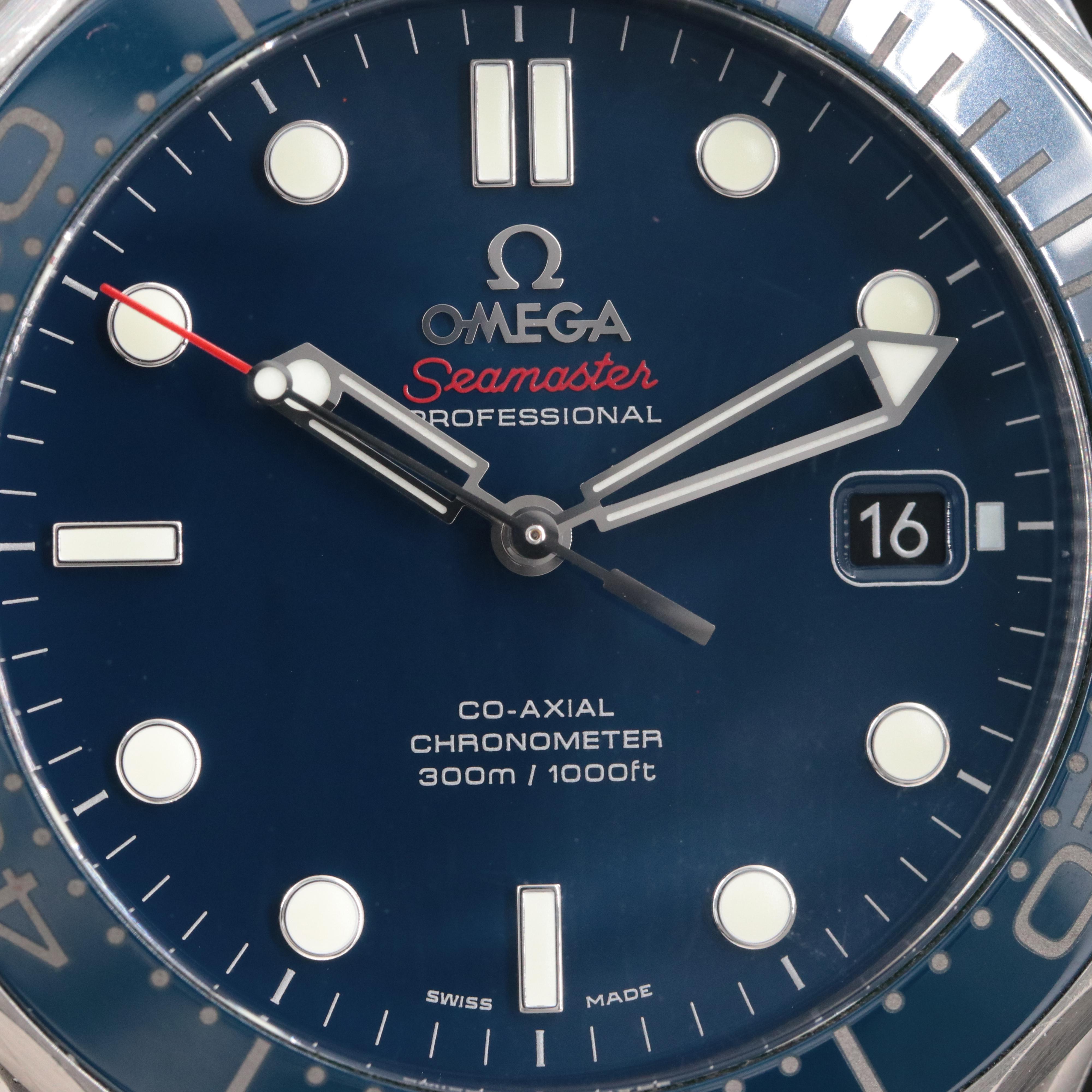 Omega Seamaster Diver 300M Steel Chronometer Watch