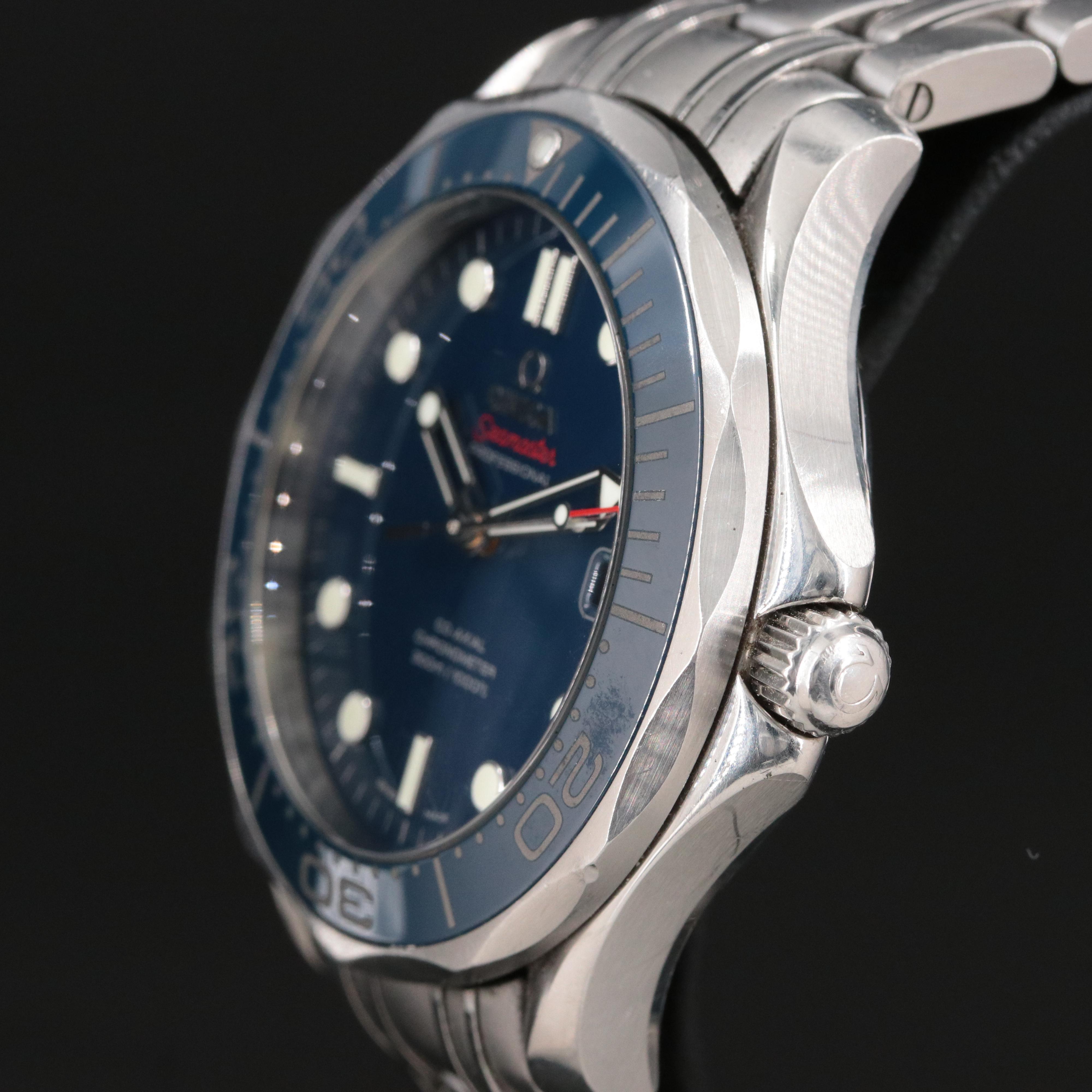 Omega Seamaster Diver 300M Steel Chronometer Watch