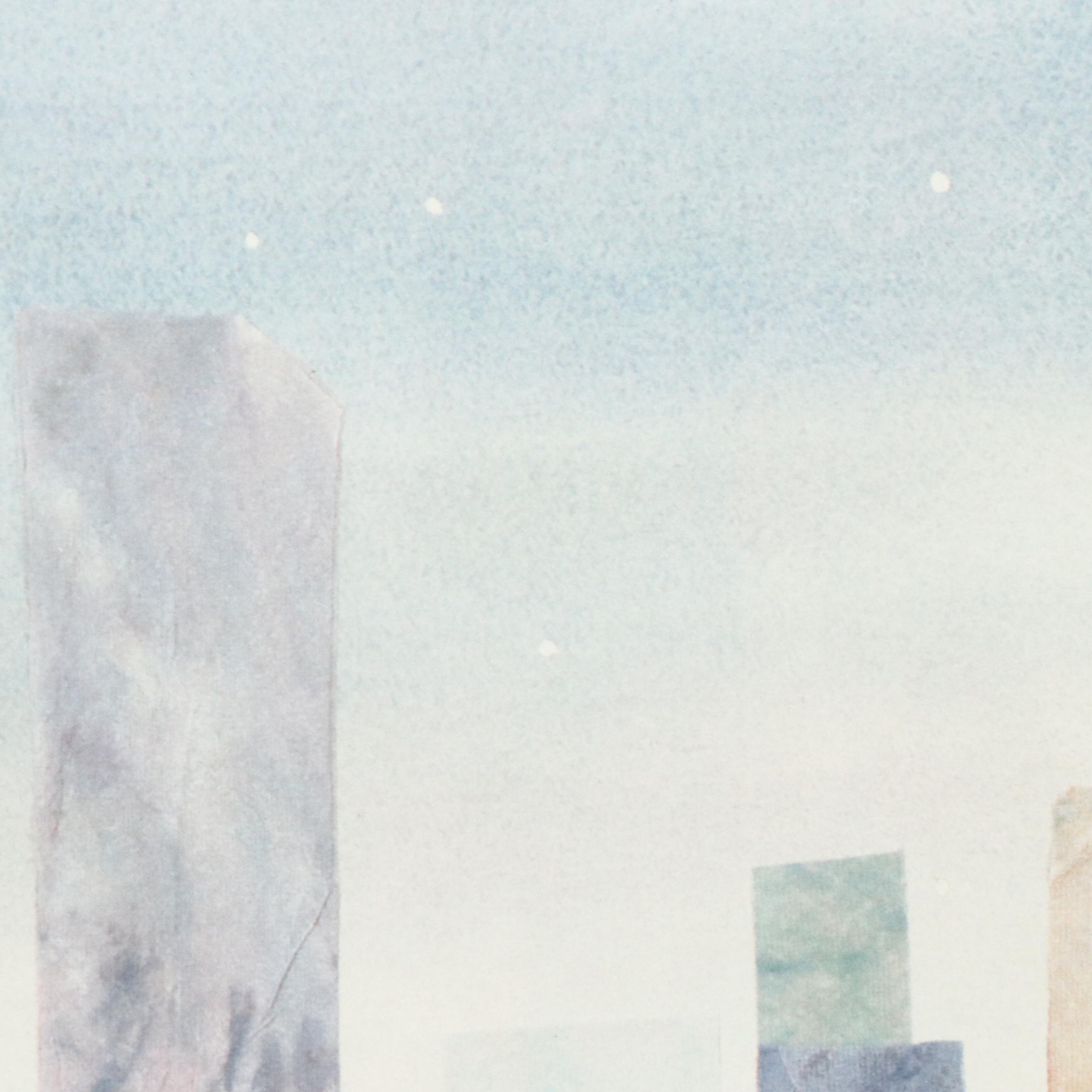 New York City Skyline Offset Lithograph "Manhattan Rhapsody" After Henry Howell