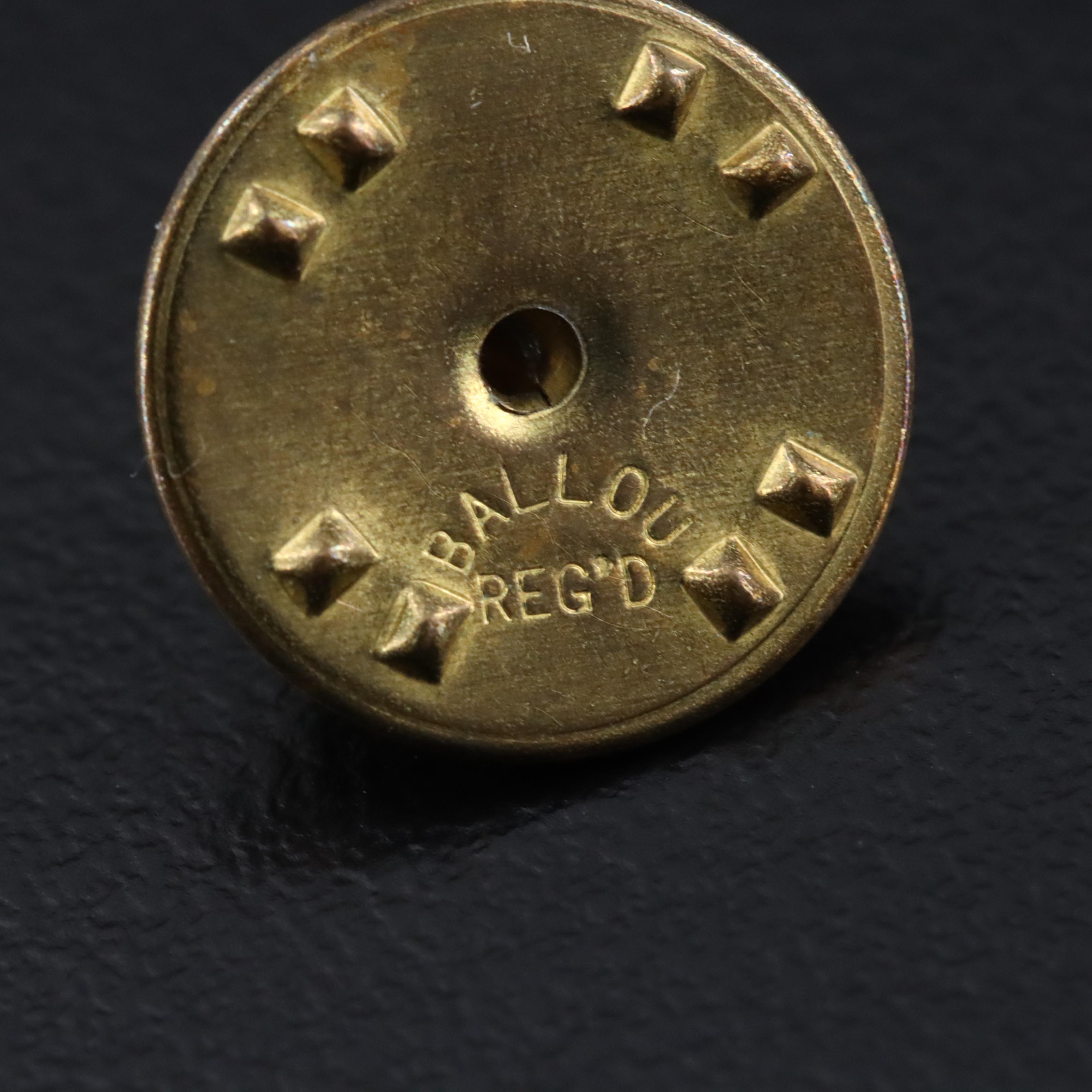 10K Two-Tone Floral Pins