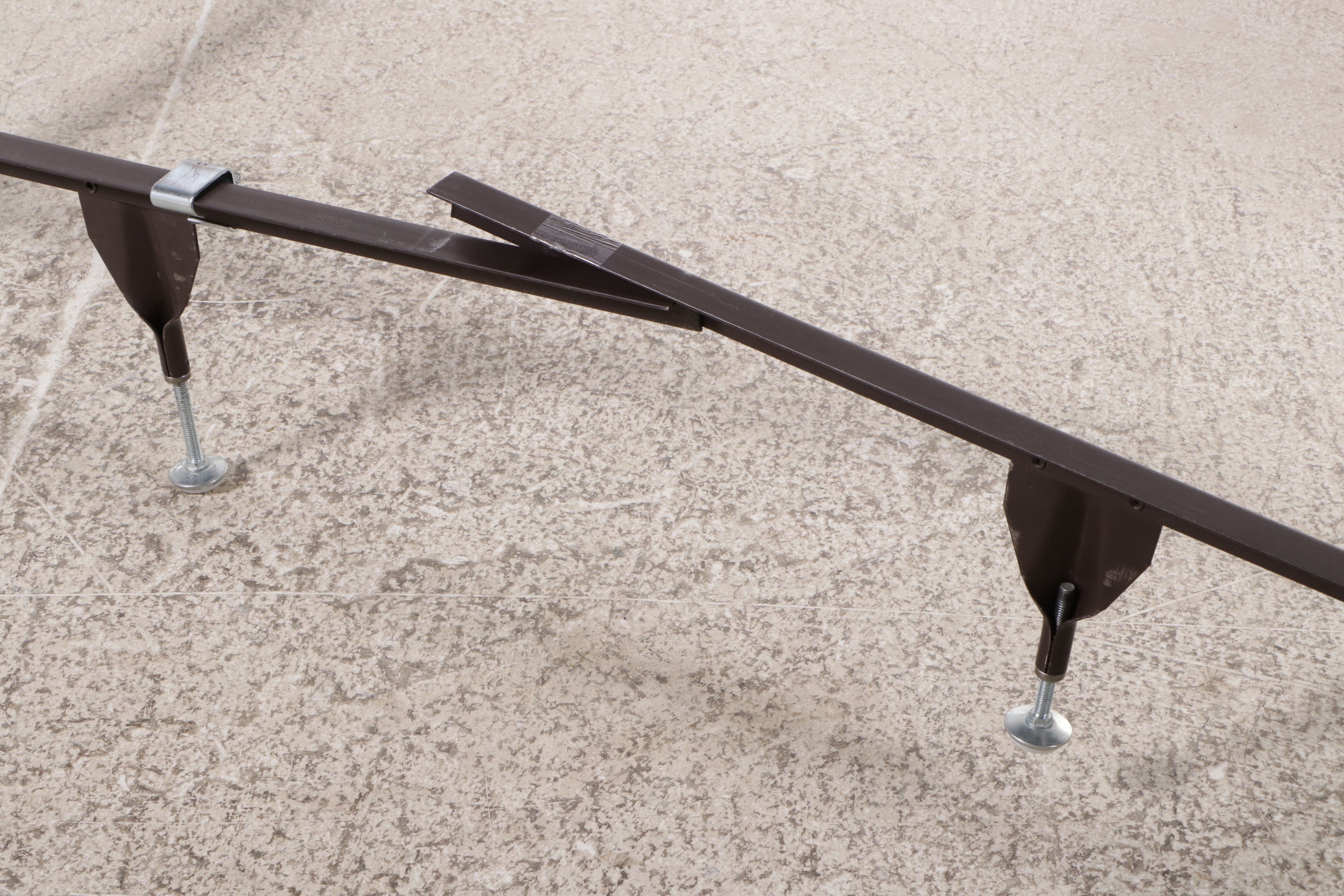 Contemporary White Queen Size Bed Frame with Coordinating Nightstands