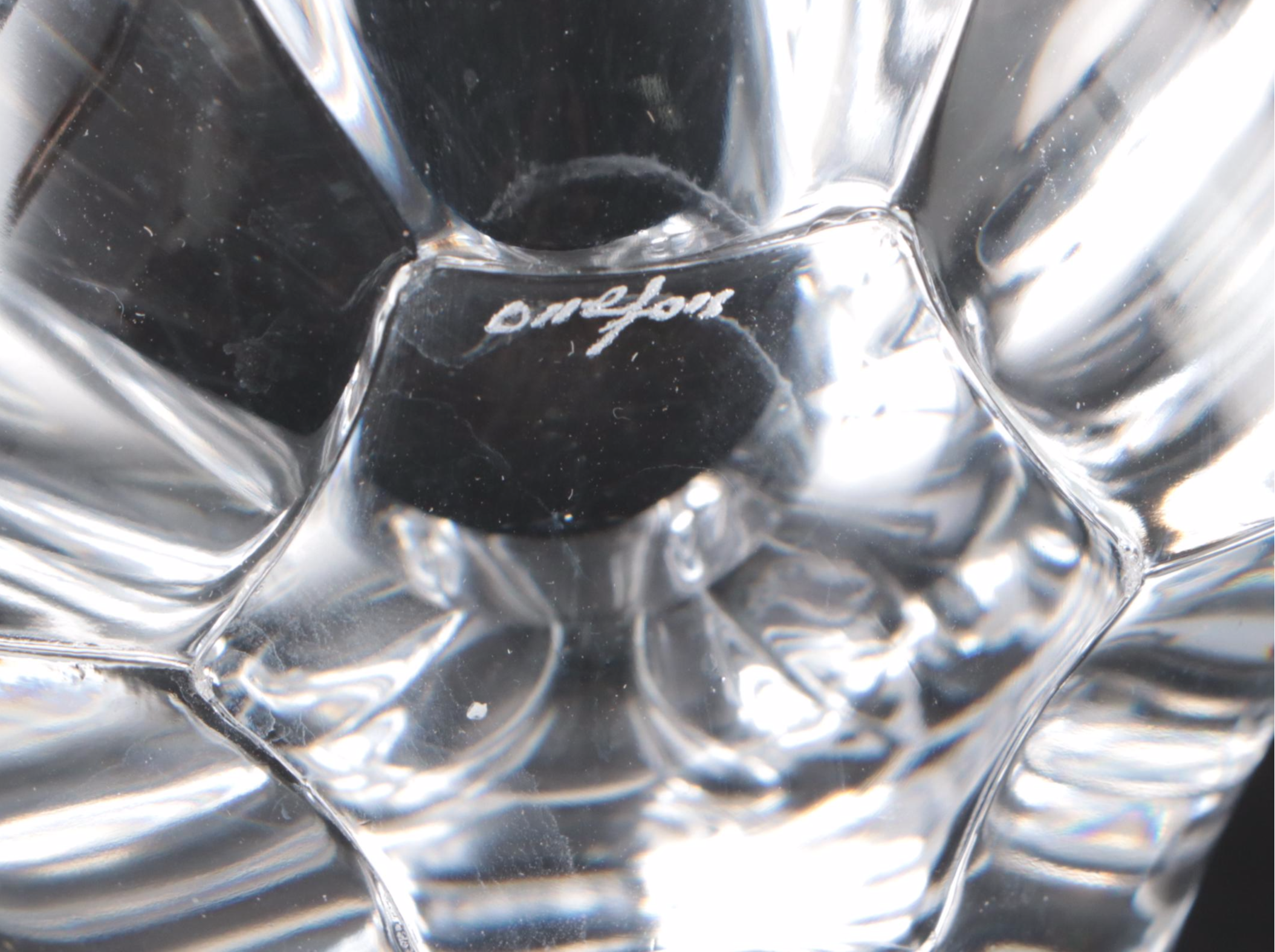 Orrefors Crystal "Thousand Windows," "Belle Tulip," and "Chanterelle" Glassware