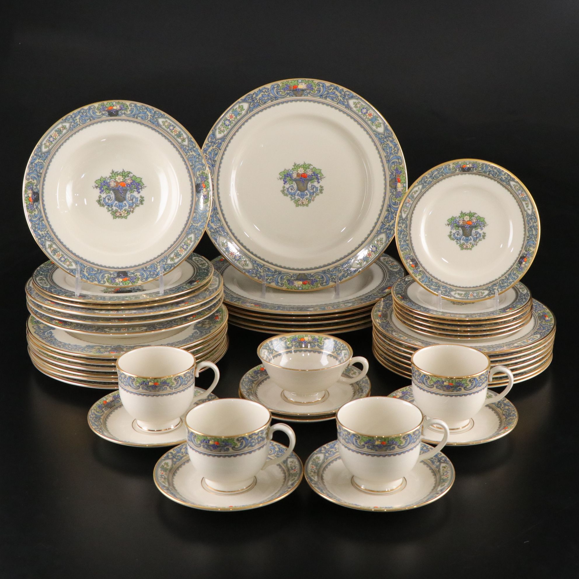 Lenox "The Autumn" Porcelain Plates, Soup Bowls & More