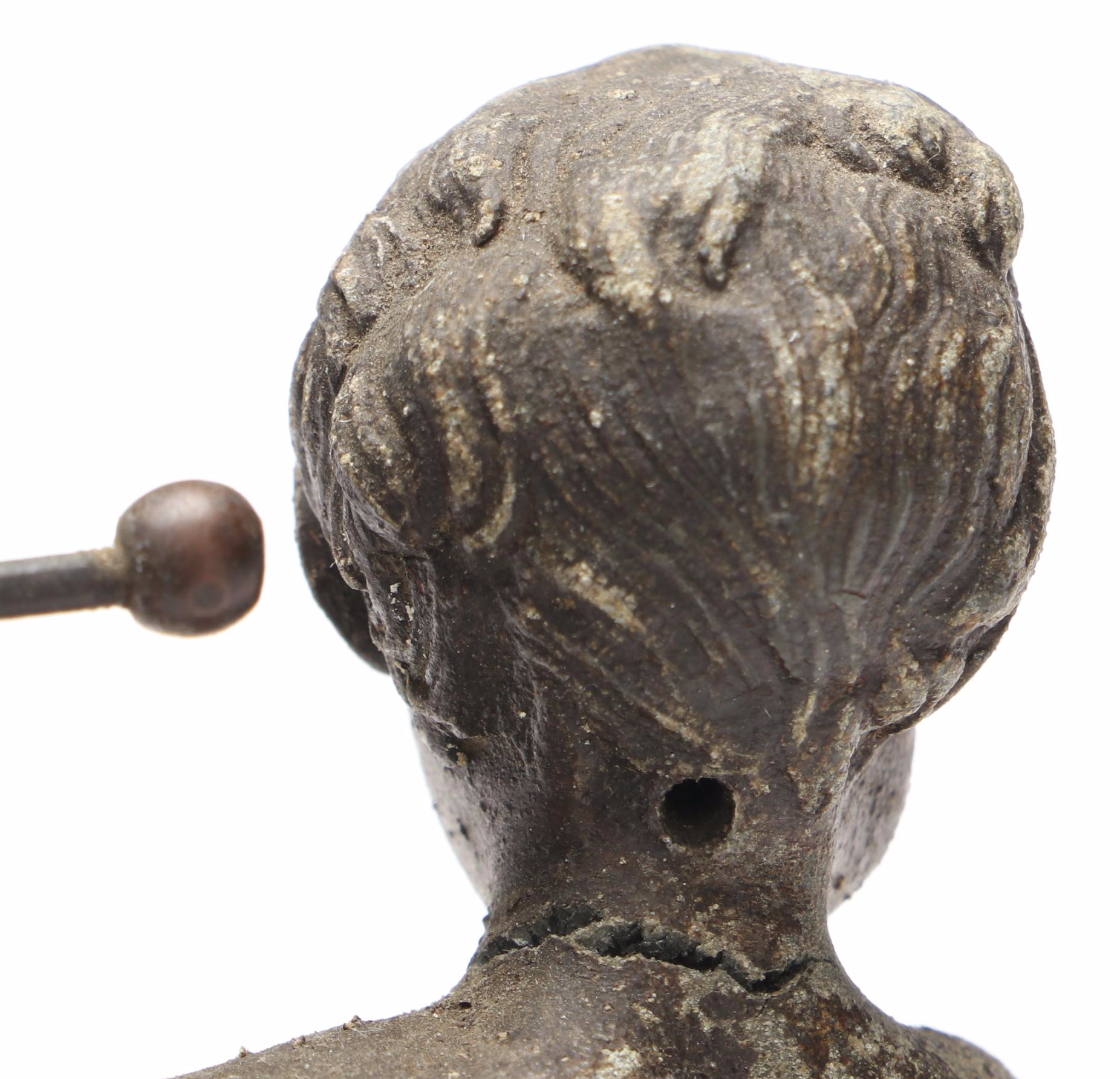 Satyr Drummer Metal Inkwell Stand