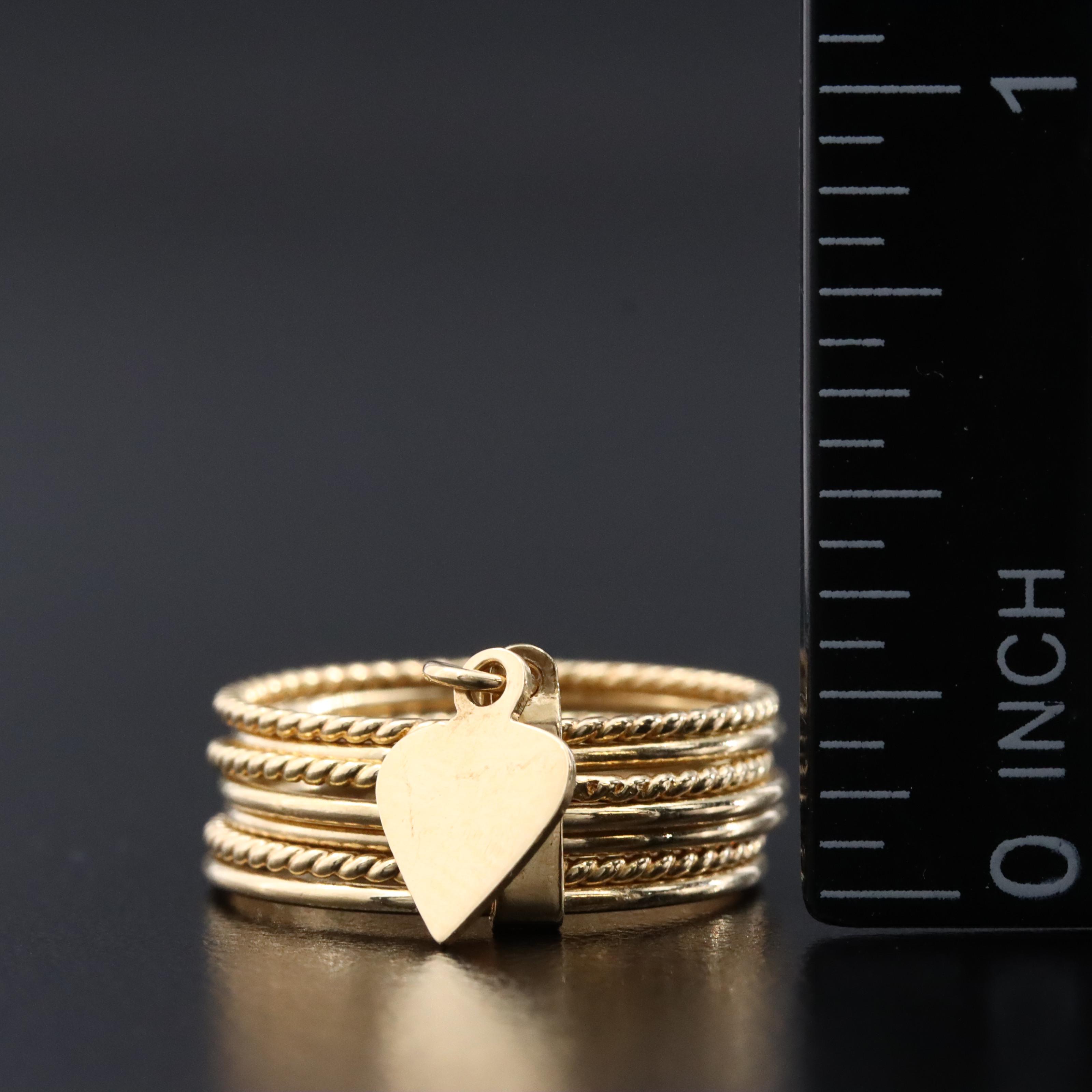 Italian 18K Stacking Bands