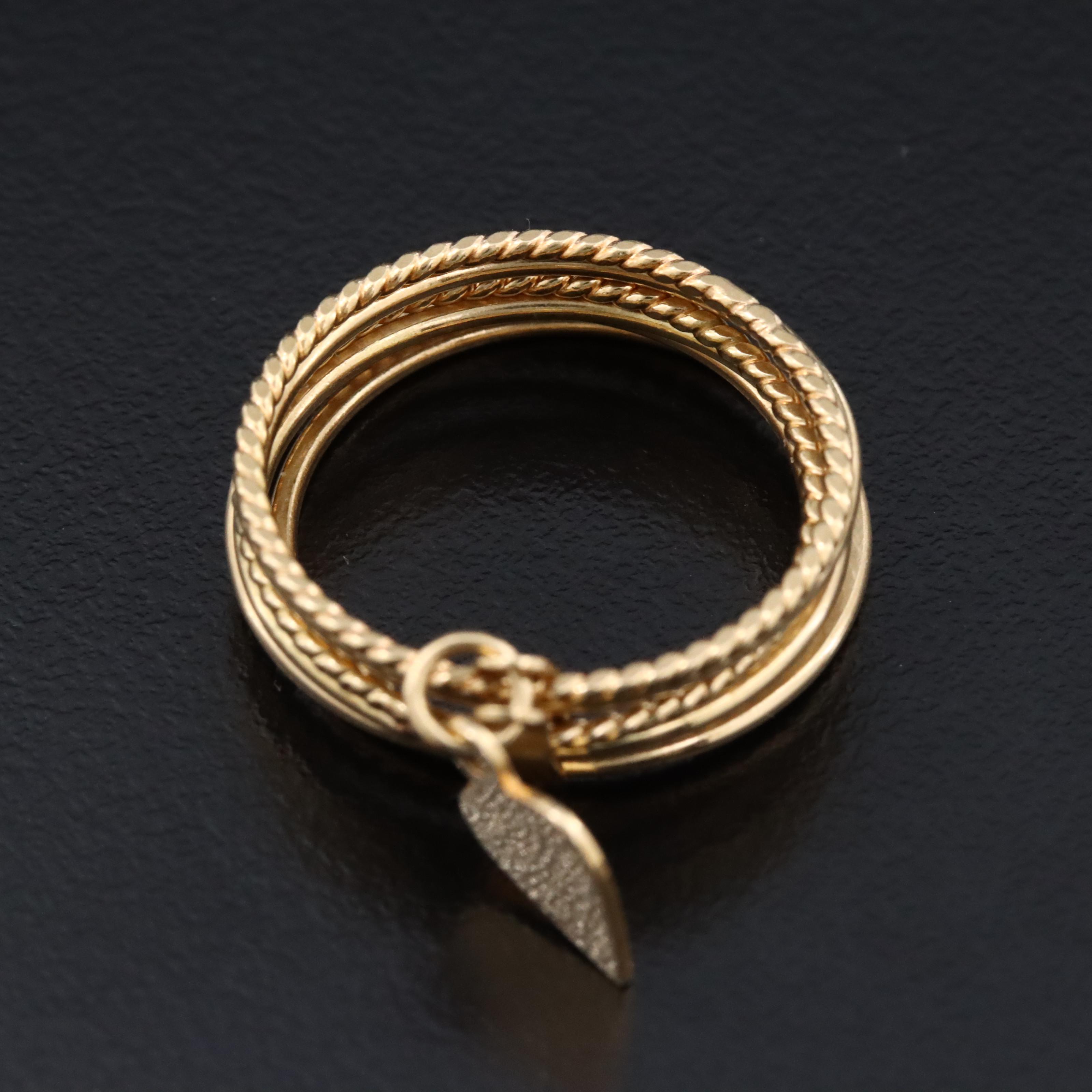 Italian 18K Stacking Bands