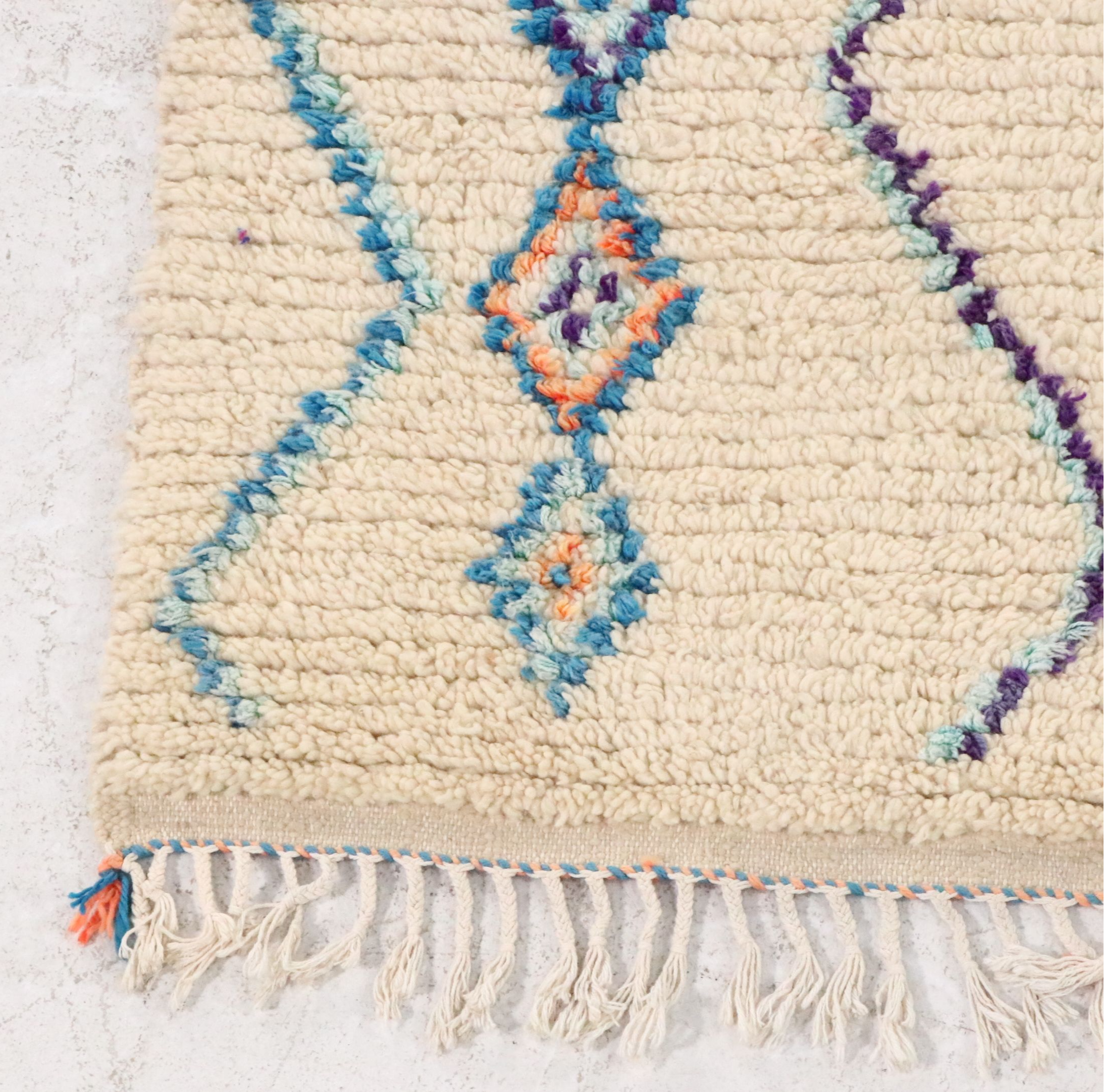 5'2 x 8'5 Hand-Knotted Moroccan Berber Area Rug