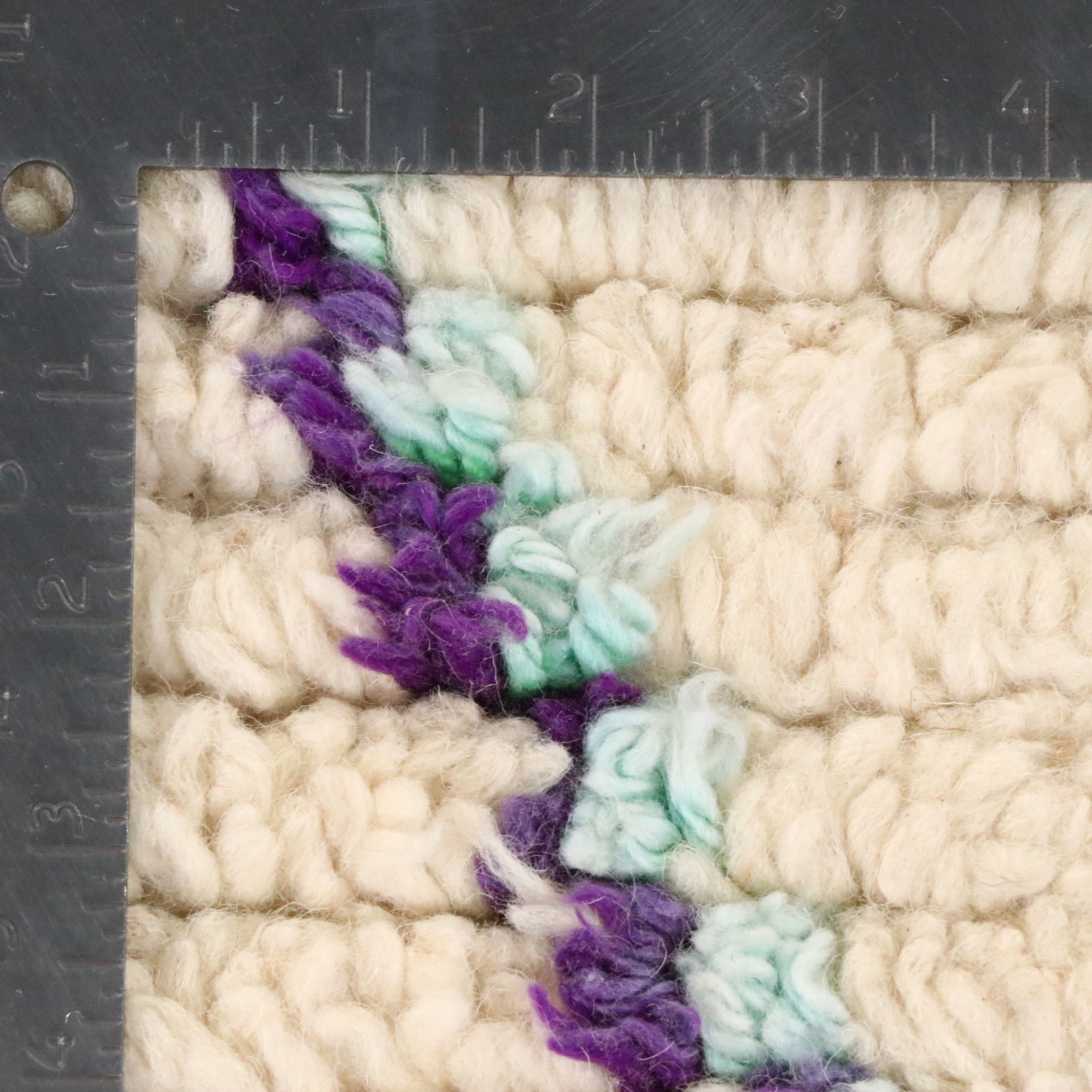 5'2 x 8'5 Hand-Knotted Moroccan Berber Area Rug