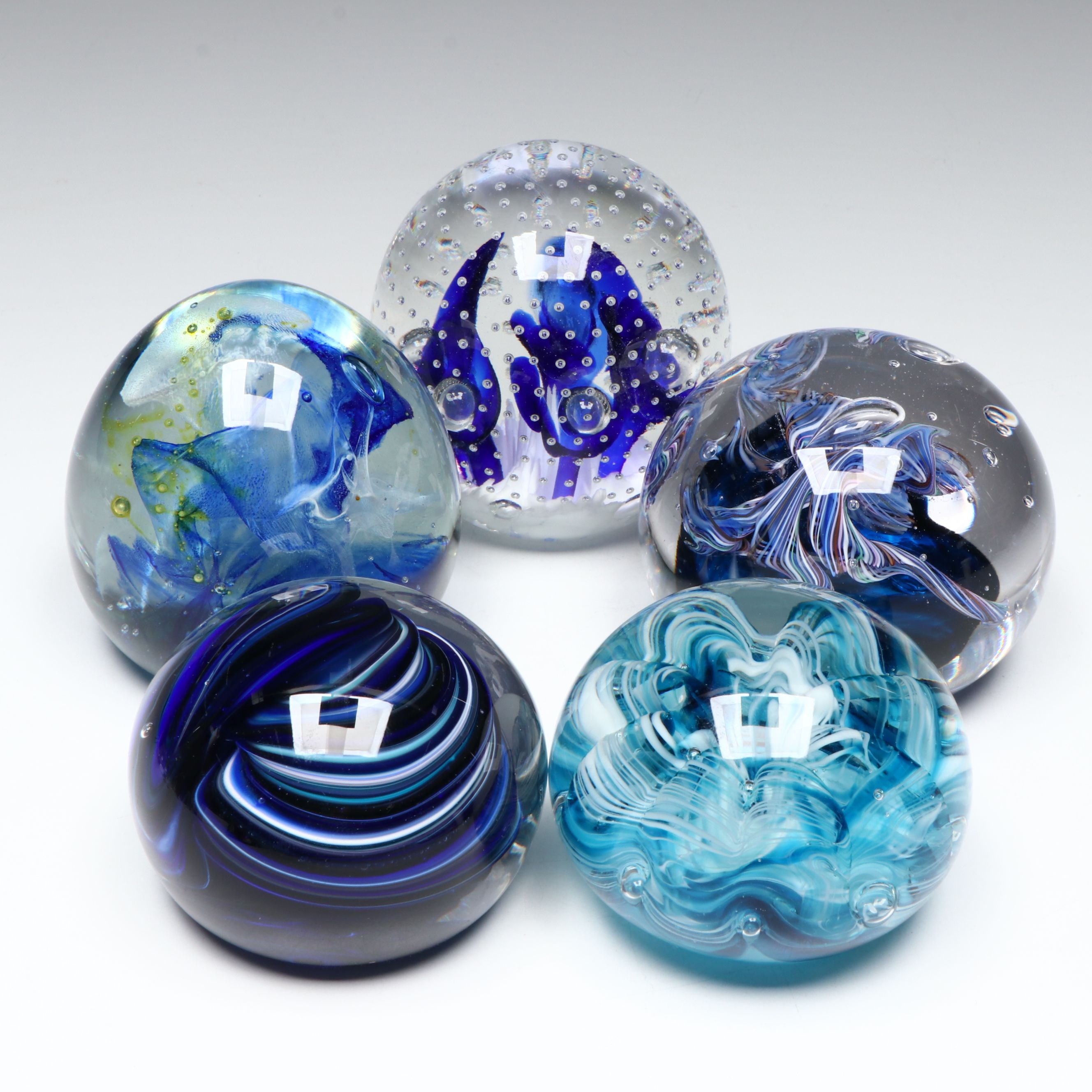 Joe St. Clair and Other Art Glass Paperweights