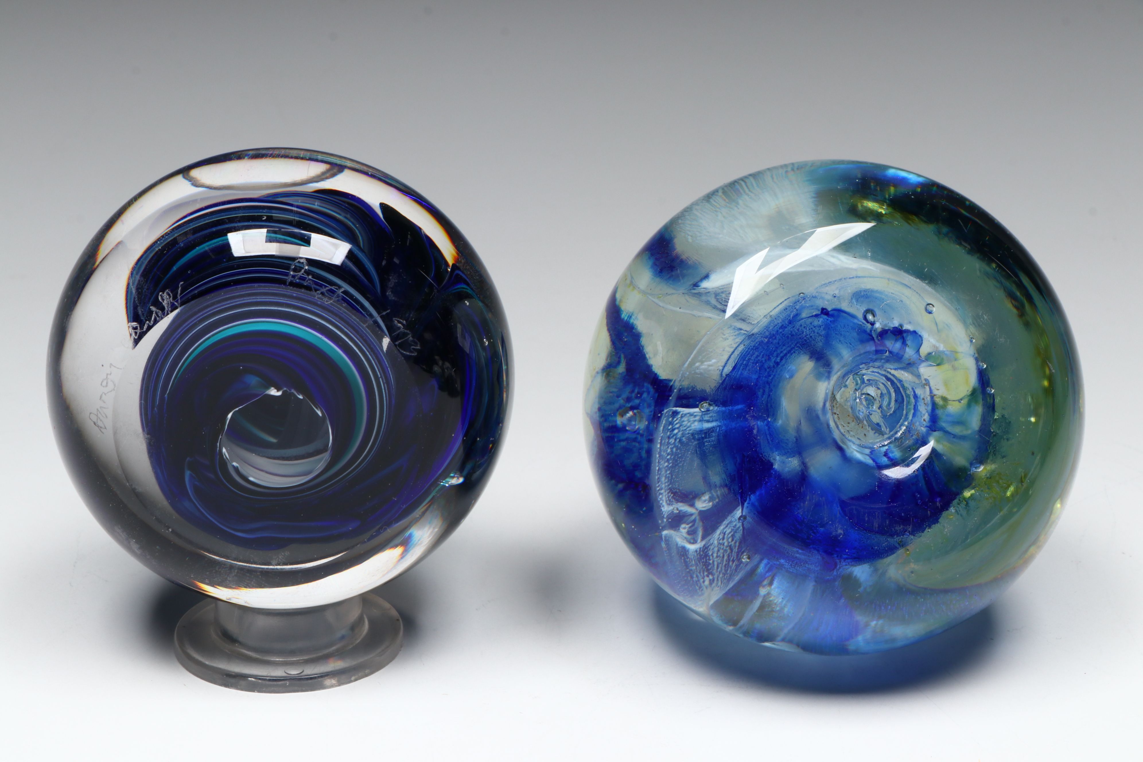 Joe St. Clair and Other Art Glass Paperweights