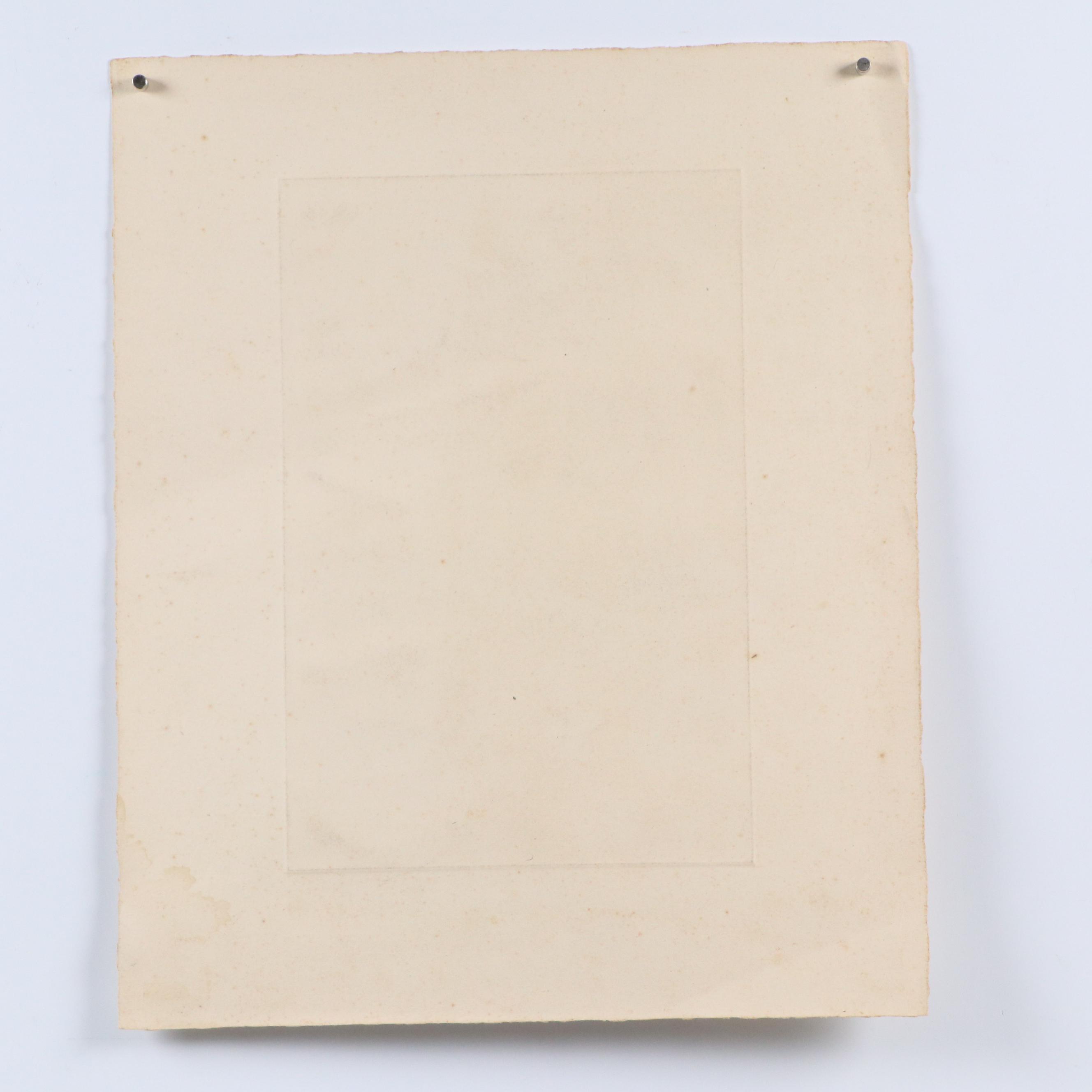 Abstract Etching "Je T'Haime," 20th Century