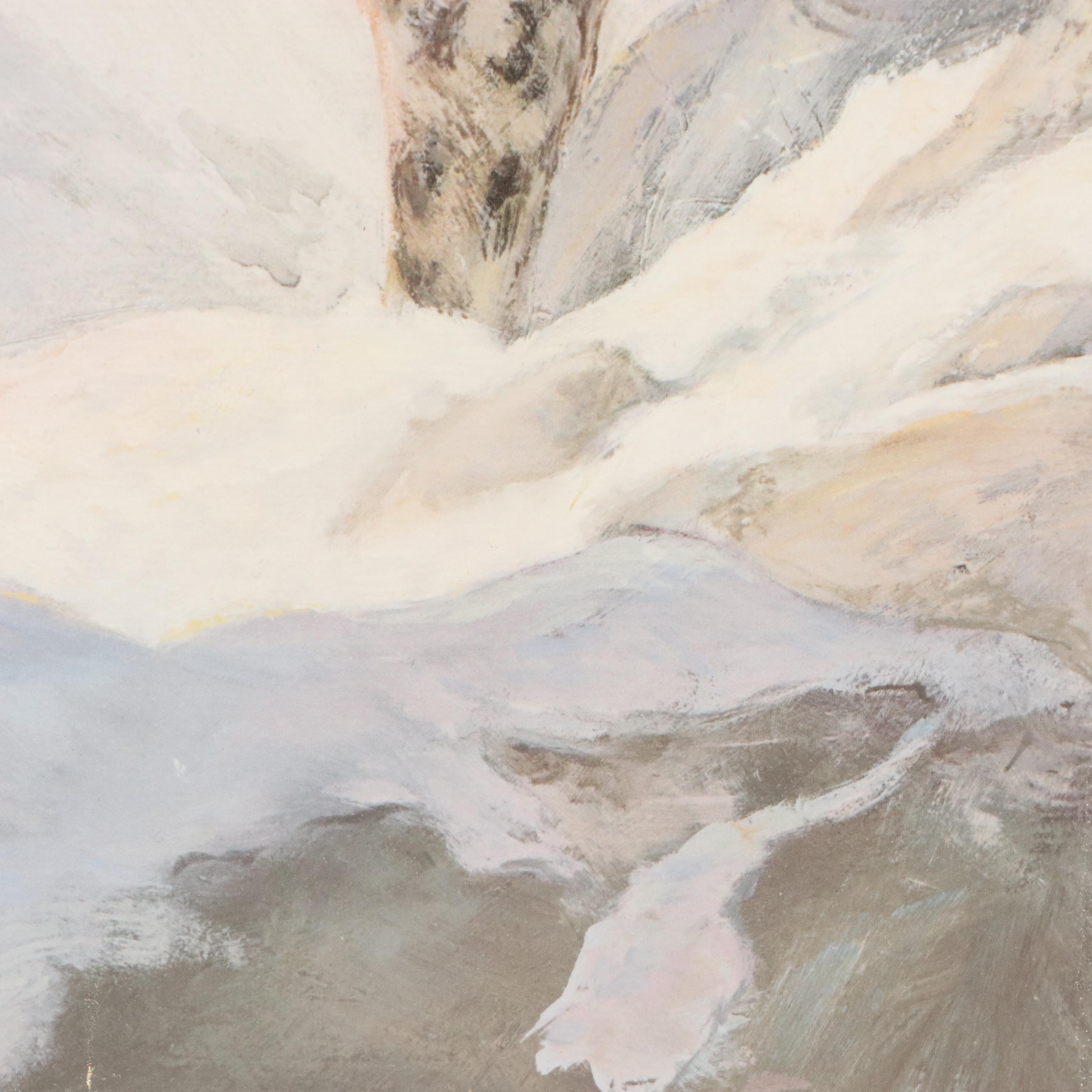 Louise Lopena Offset Lithograph "View from the Top"