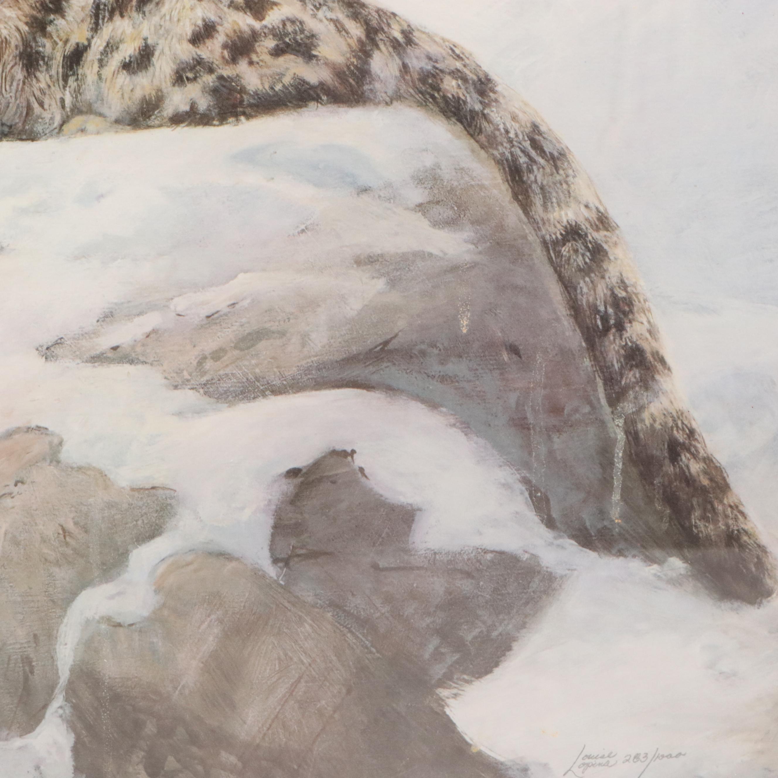 Louise Lopena Offset Lithograph "View from the Top"