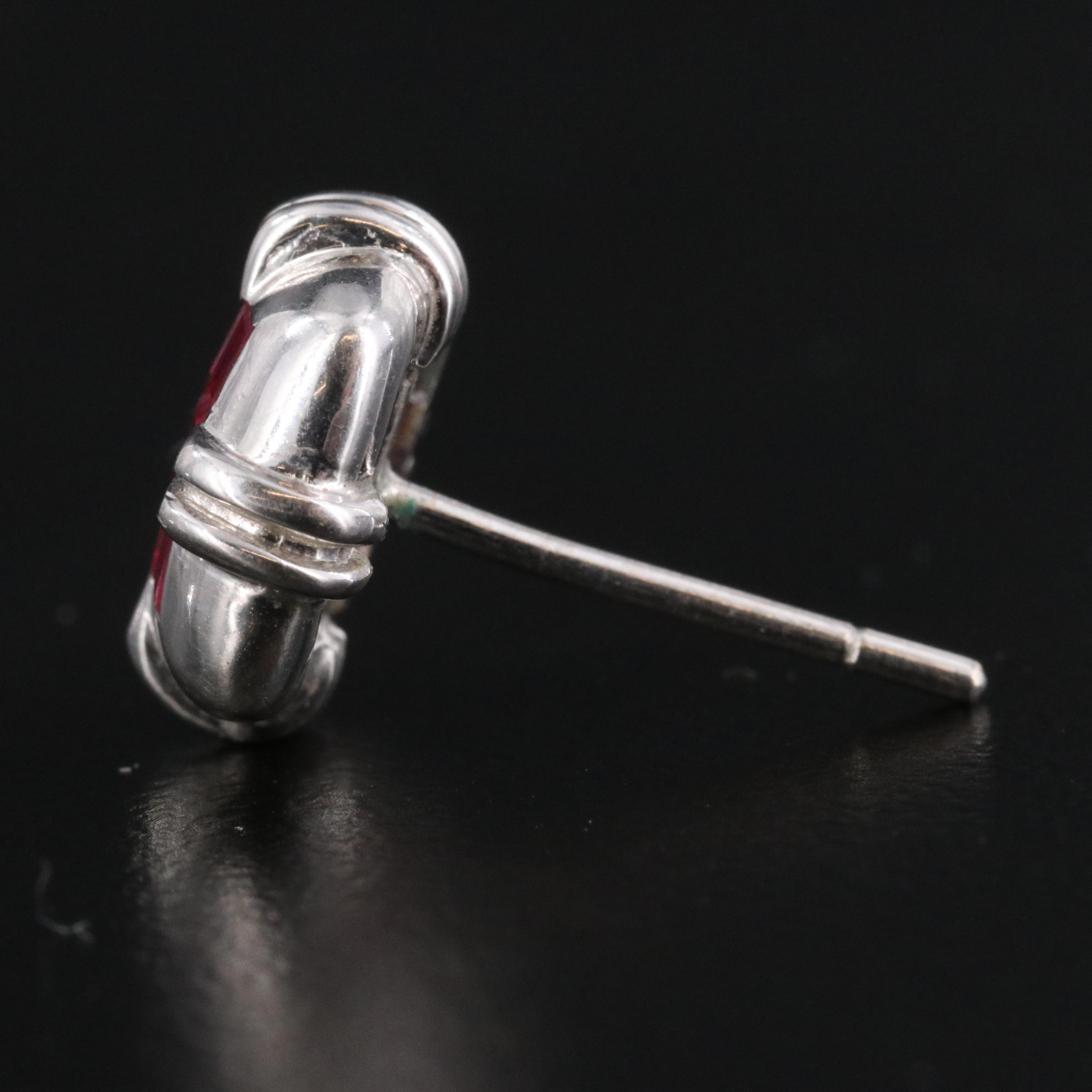 Le Vian 18K Ruby Button Earrings