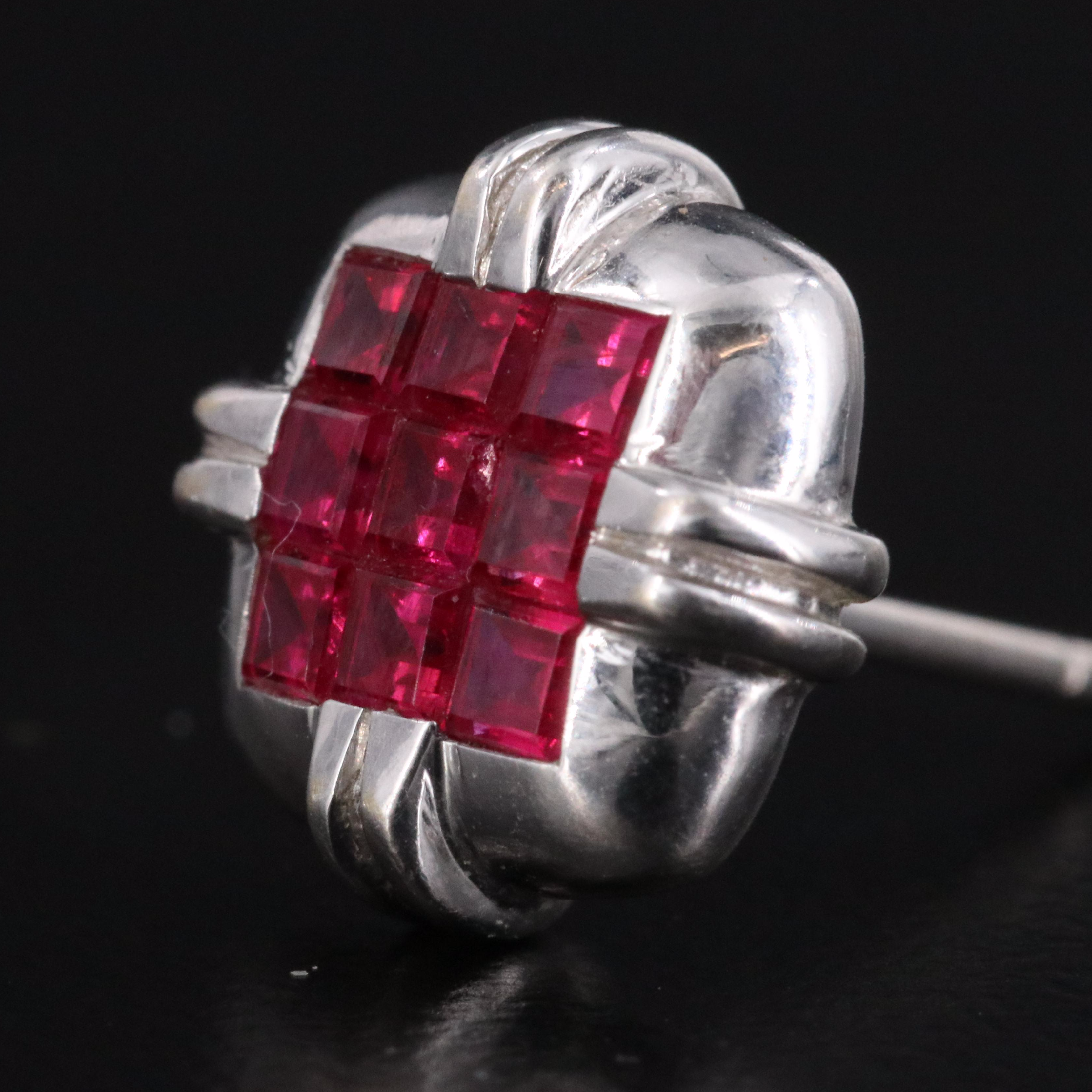 Le Vian 18K Ruby Button Earrings