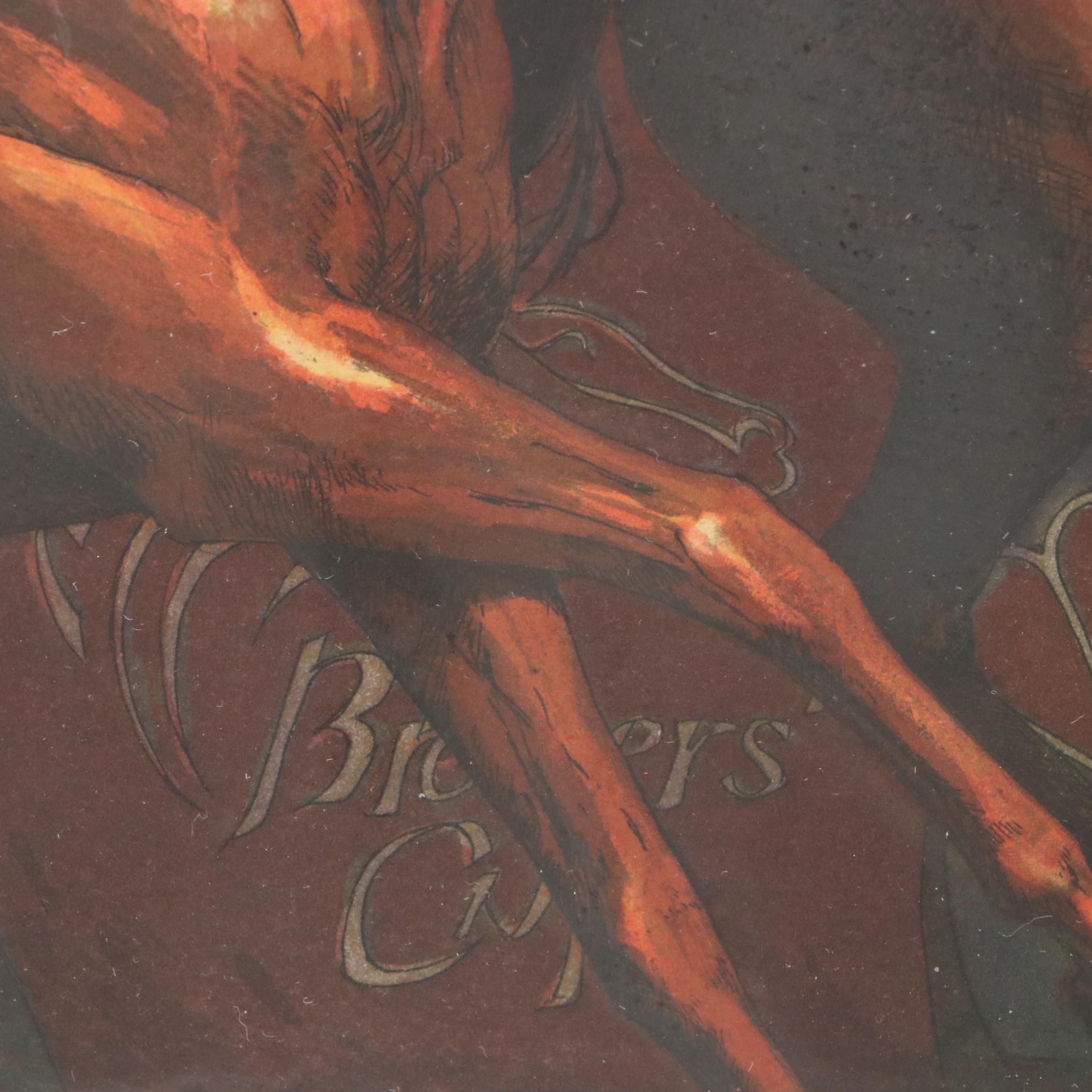 Jenness Cortez Color Etching "1989 Horse of the Year Sunday Silence...", 1990