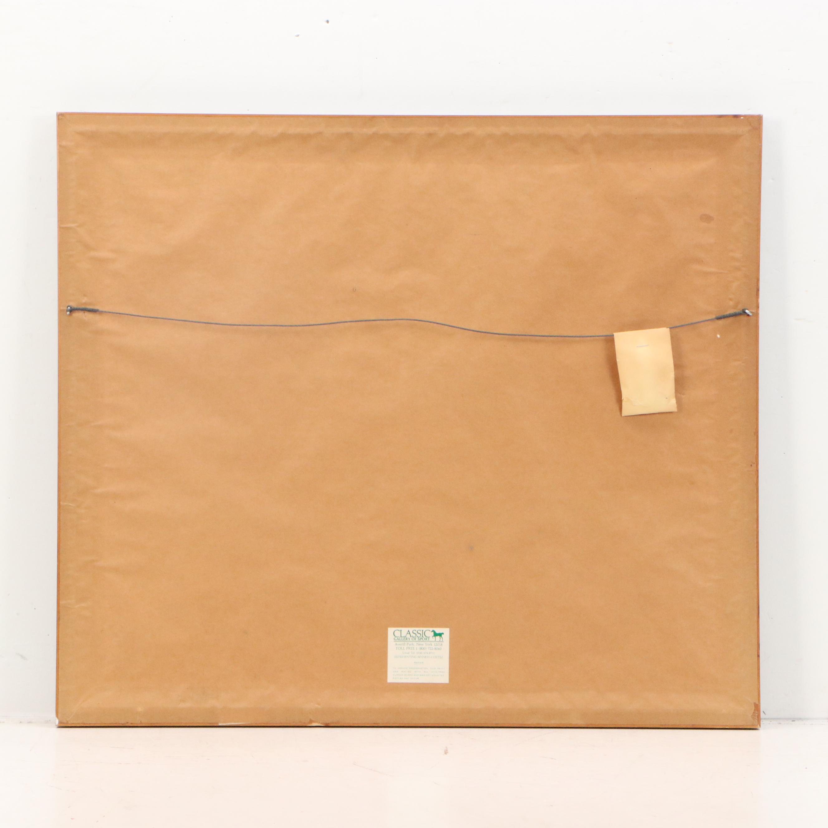 Jenness Cortez Color Etching "1989 Horse of the Year Sunday Silence...", 1990