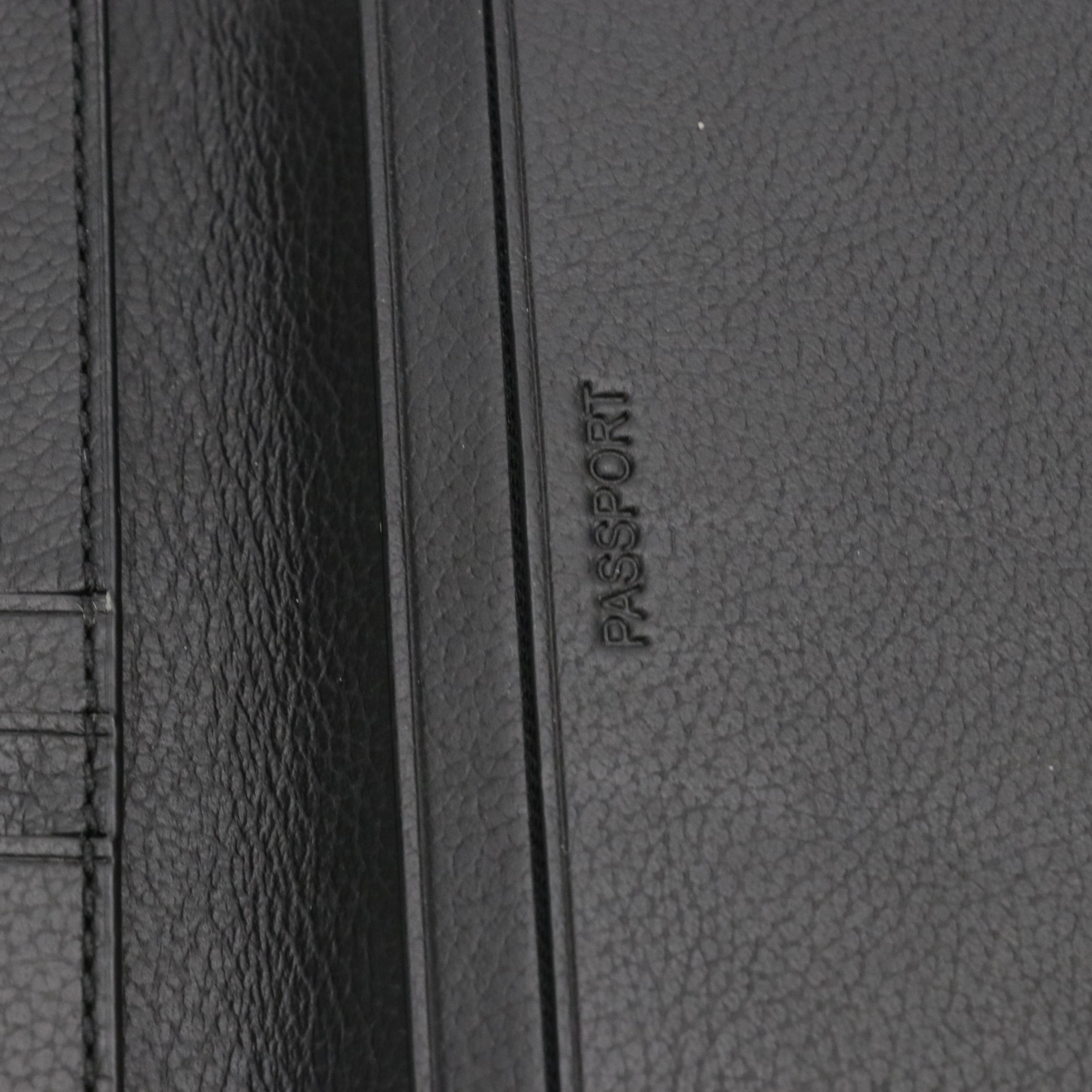 Coach Pebble Grain Leather Passport Wallet and Wristlet with Taxi Wallet