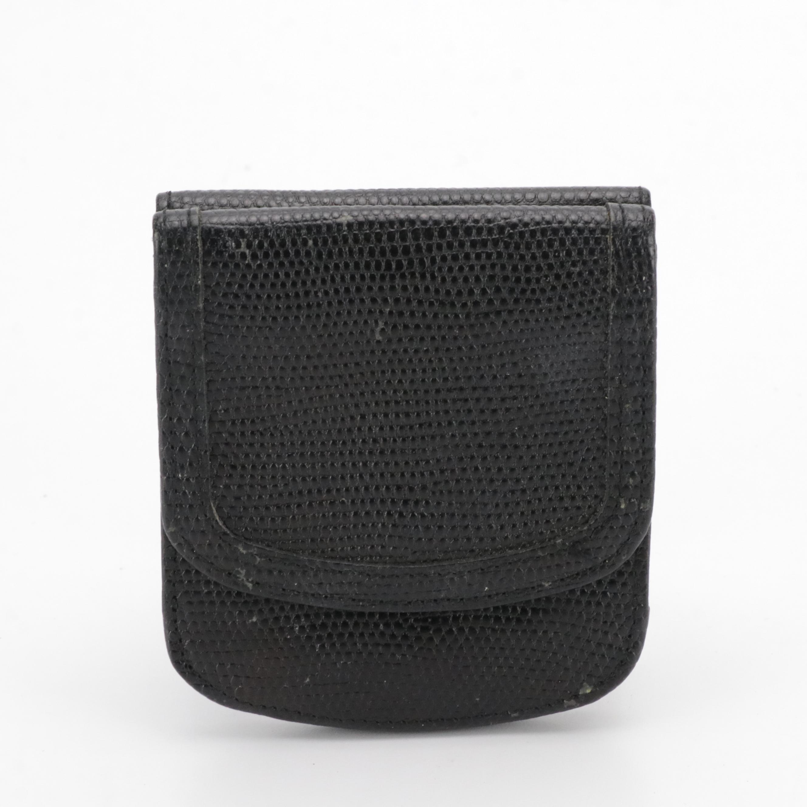 Coach Pebble Grain Leather Passport Wallet and Wristlet with Taxi Wallet