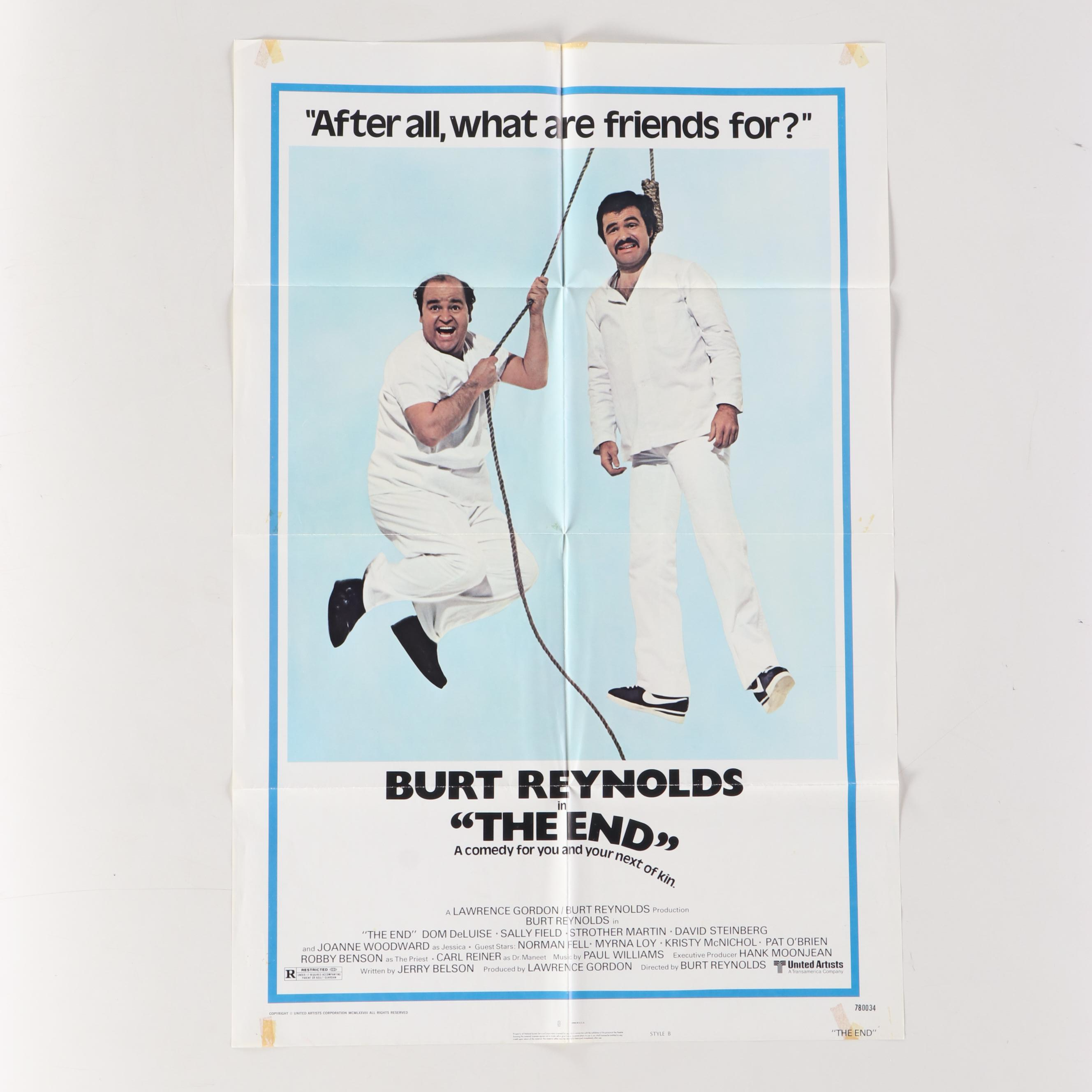 Burt Reynolds "The End," "Sharky's Machine" and More Movie Posters, 1970s–1980s