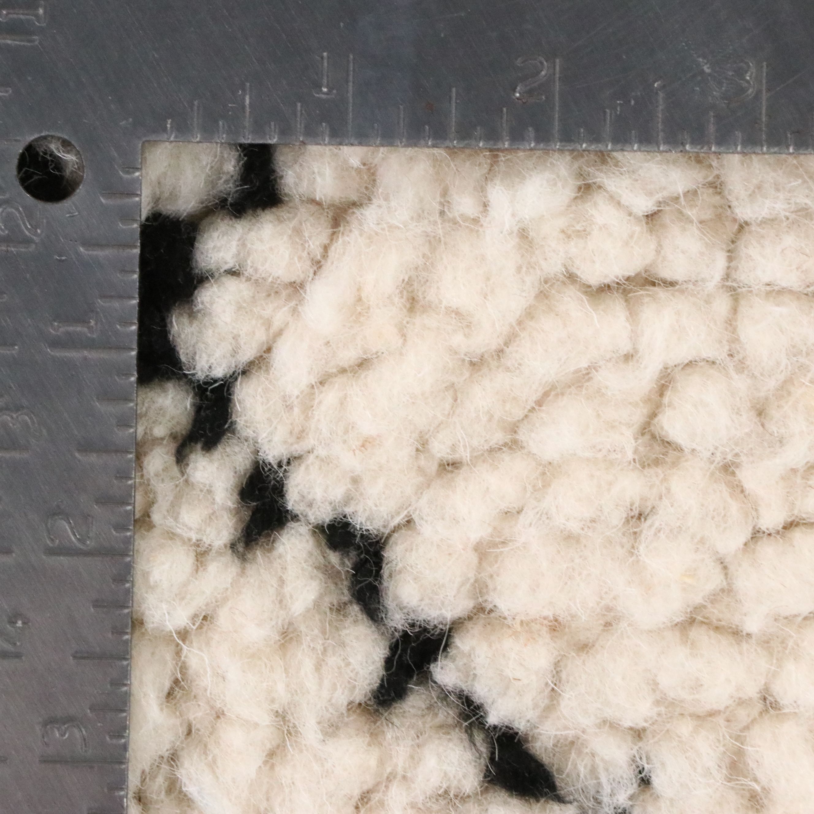 4'2 x 8'8 Hand-Knotted Moroccan Berber Area Rug