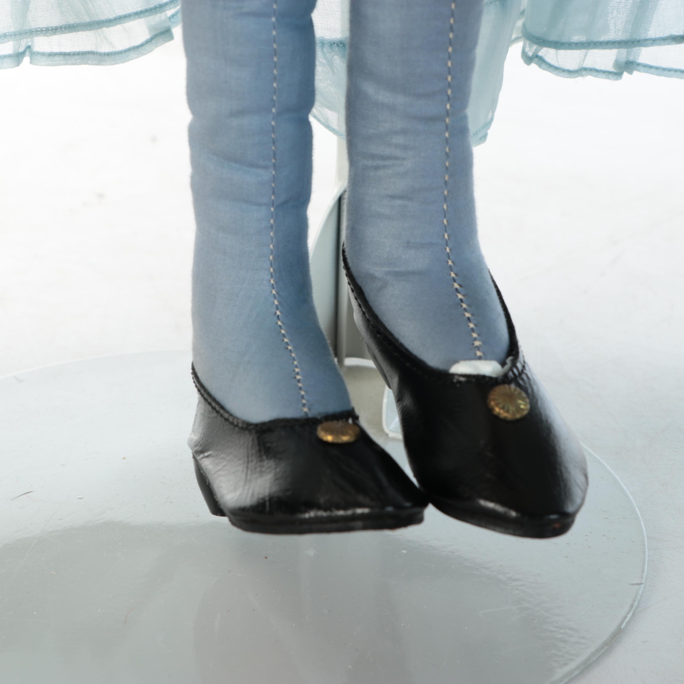 Art Deco Style Composite Boudoir Doll, Early 20th Century