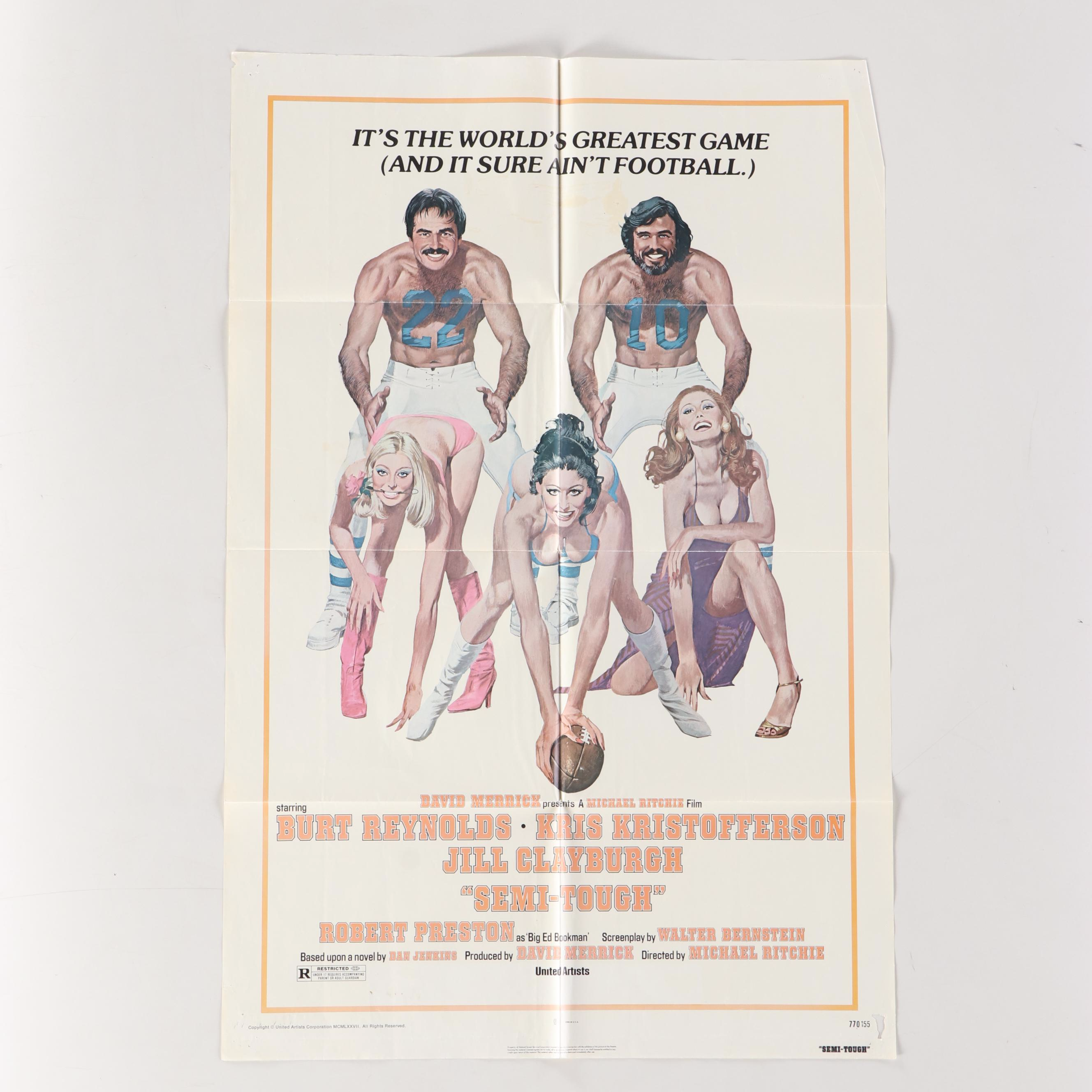 Burt Reynolds "The End," "Sharky's Machine" and More Movie Posters, 1970s–1980s