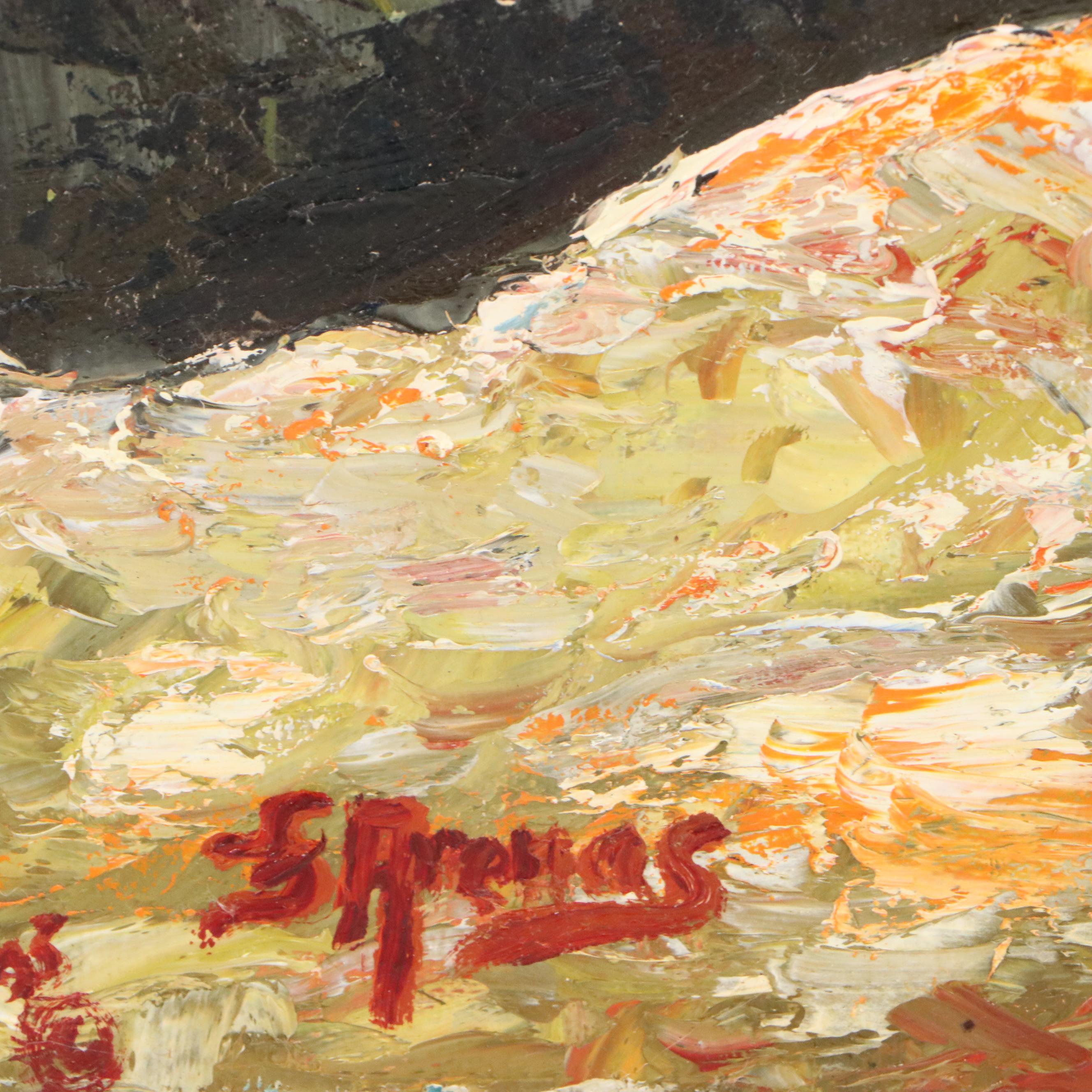 F. Arenas Oil Paintings "Many Loves You Will Find" and "Snow Flowers"