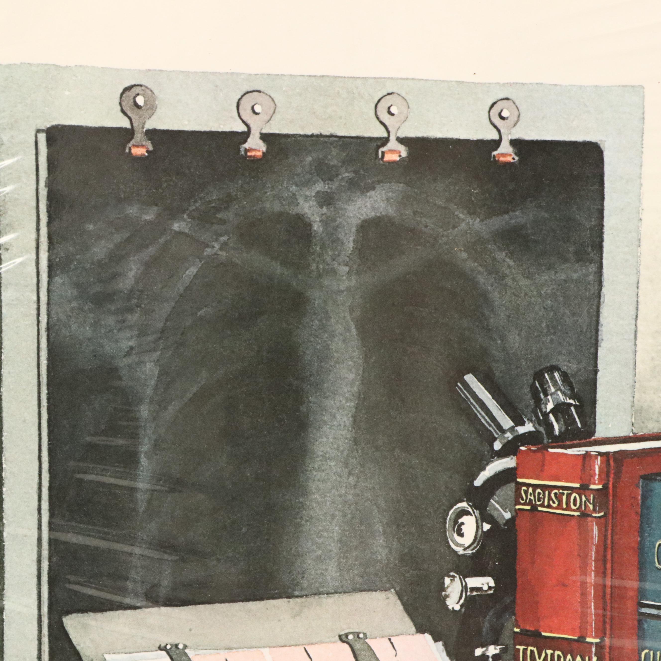 Ray Day Offset Lithograph "Commitment to Life," Circa 1984