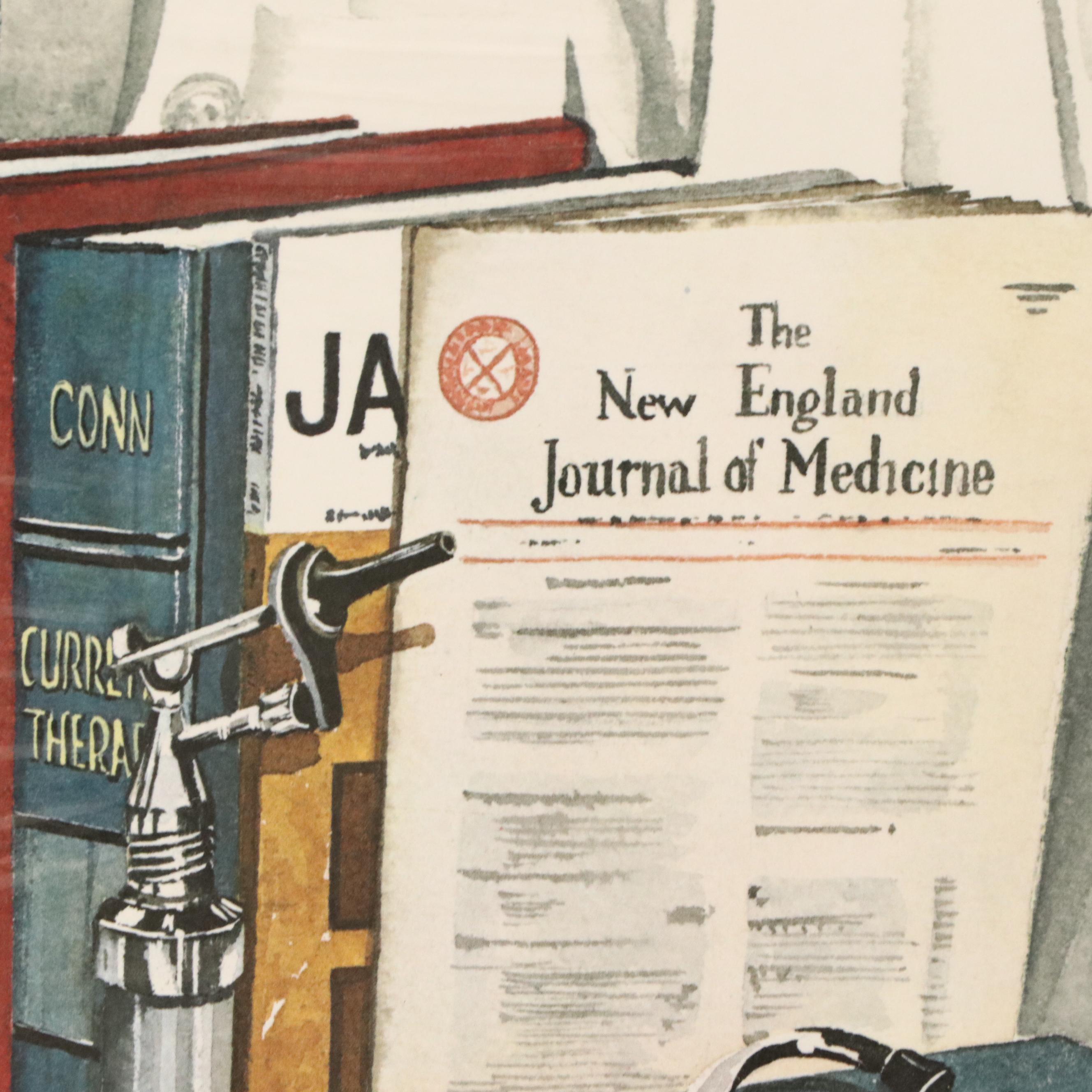 Ray Day Offset Lithograph "Commitment to Life," Circa 1984