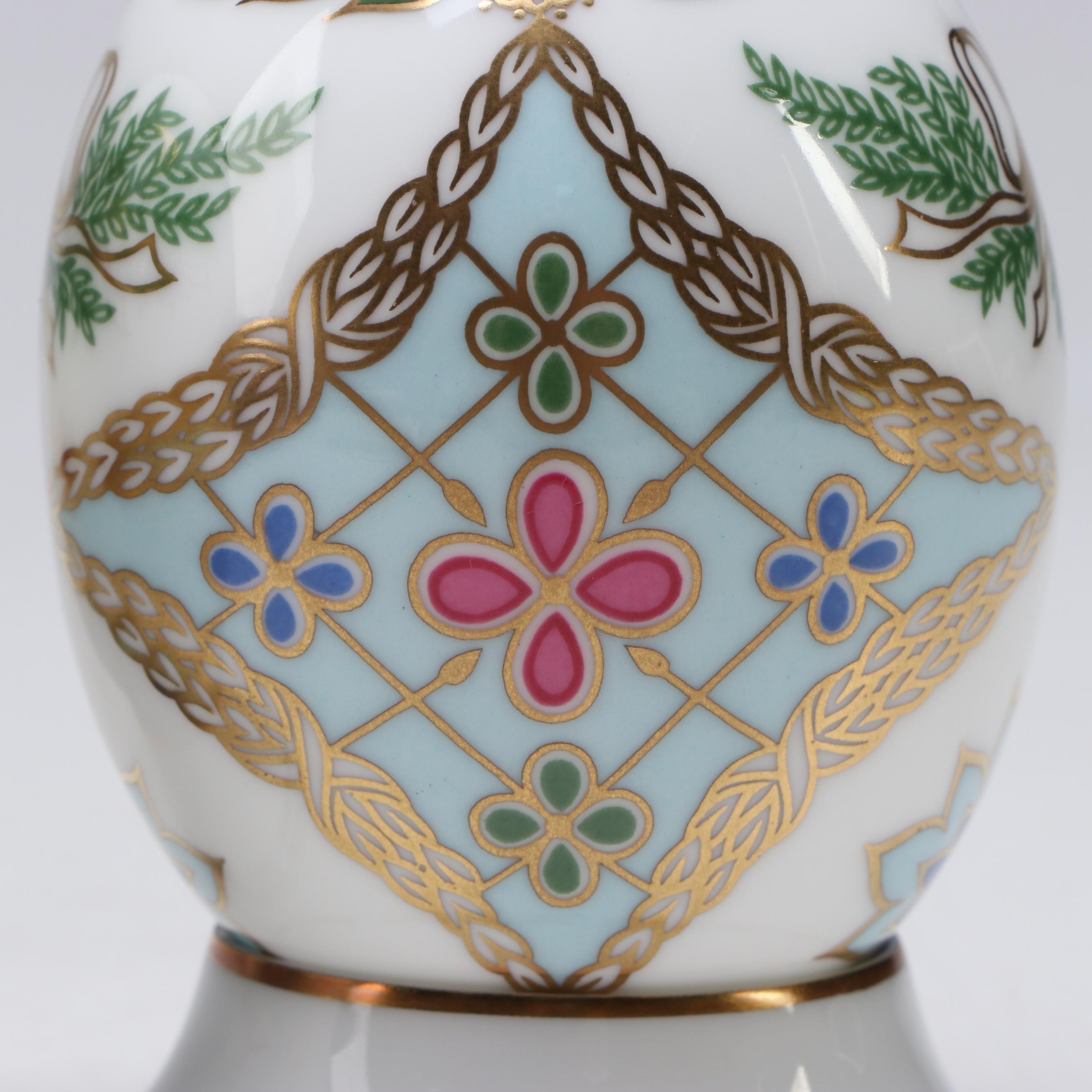 Royal Crown Derby "Eggs of The World" Bone China Egg Figurines in Boxes