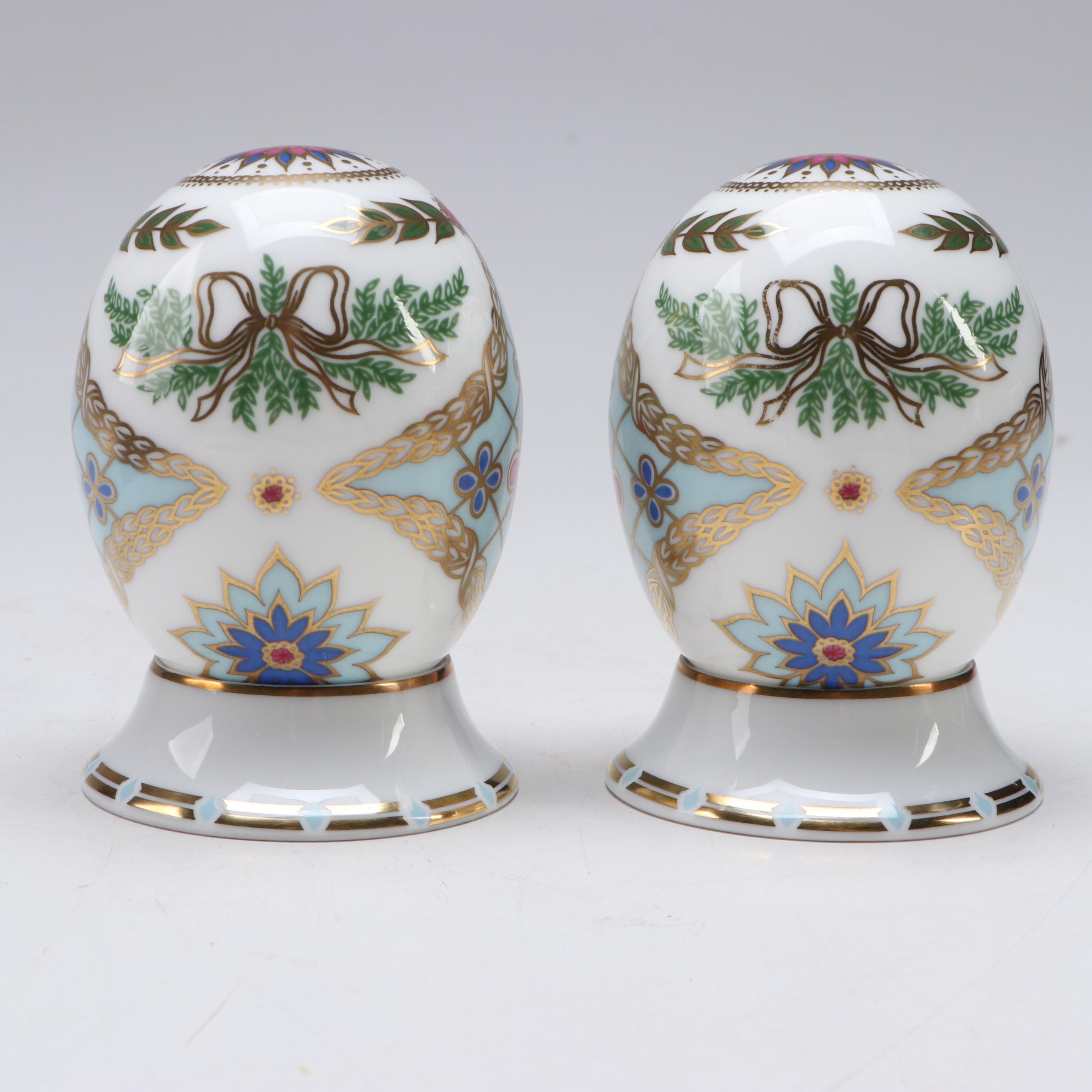 Royal Crown Derby "Eggs of The World" Bone China Egg Figurines in Boxes