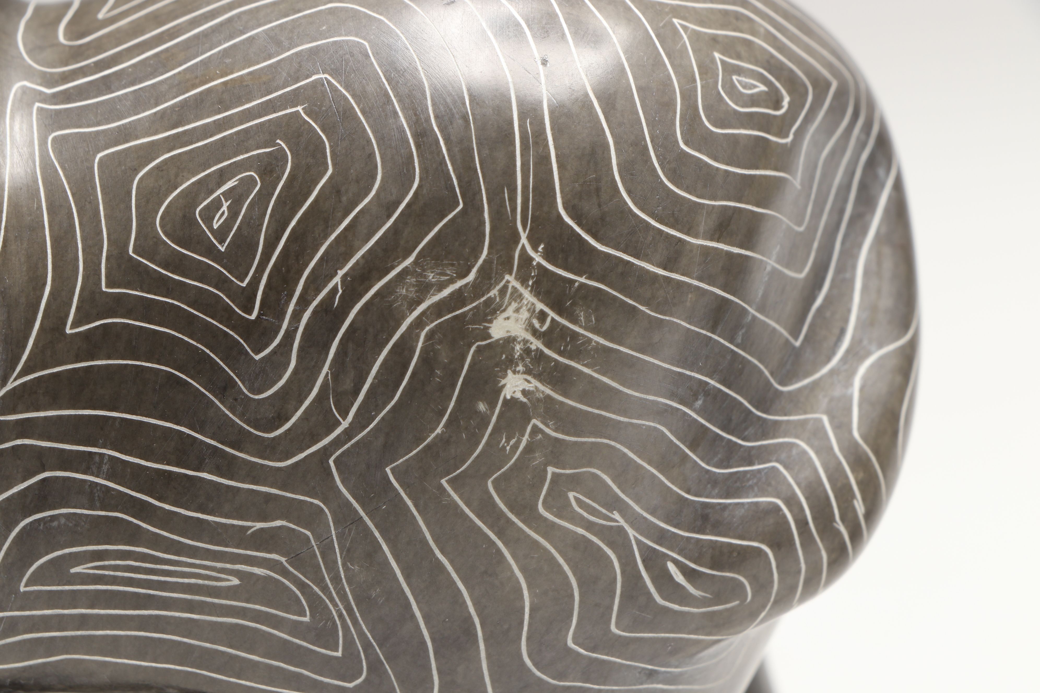 Elephant Carved Soapstone Figures