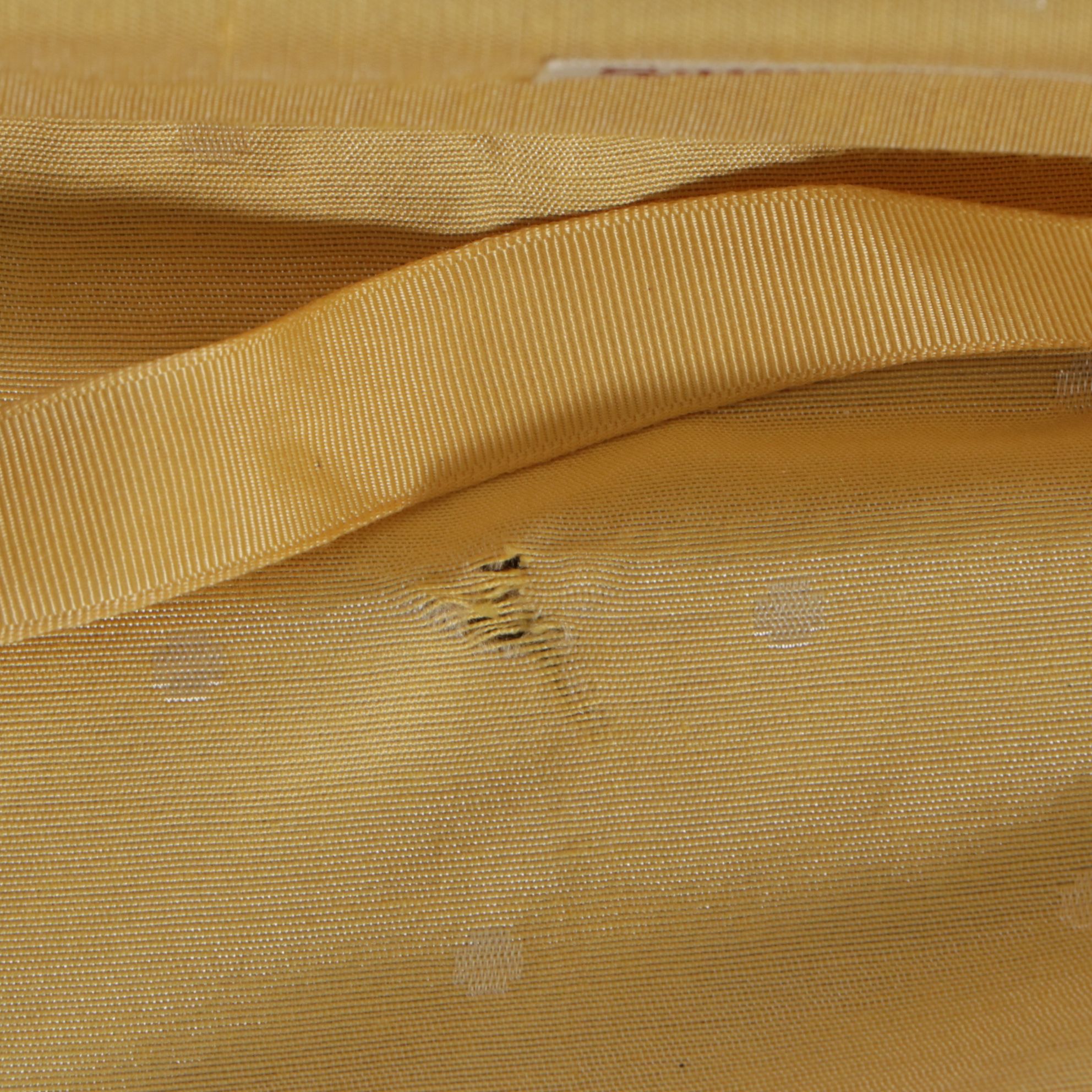 Yellow Leather Samsonite Suitcases and Carry-On Bag, Mid to Late 20th Century