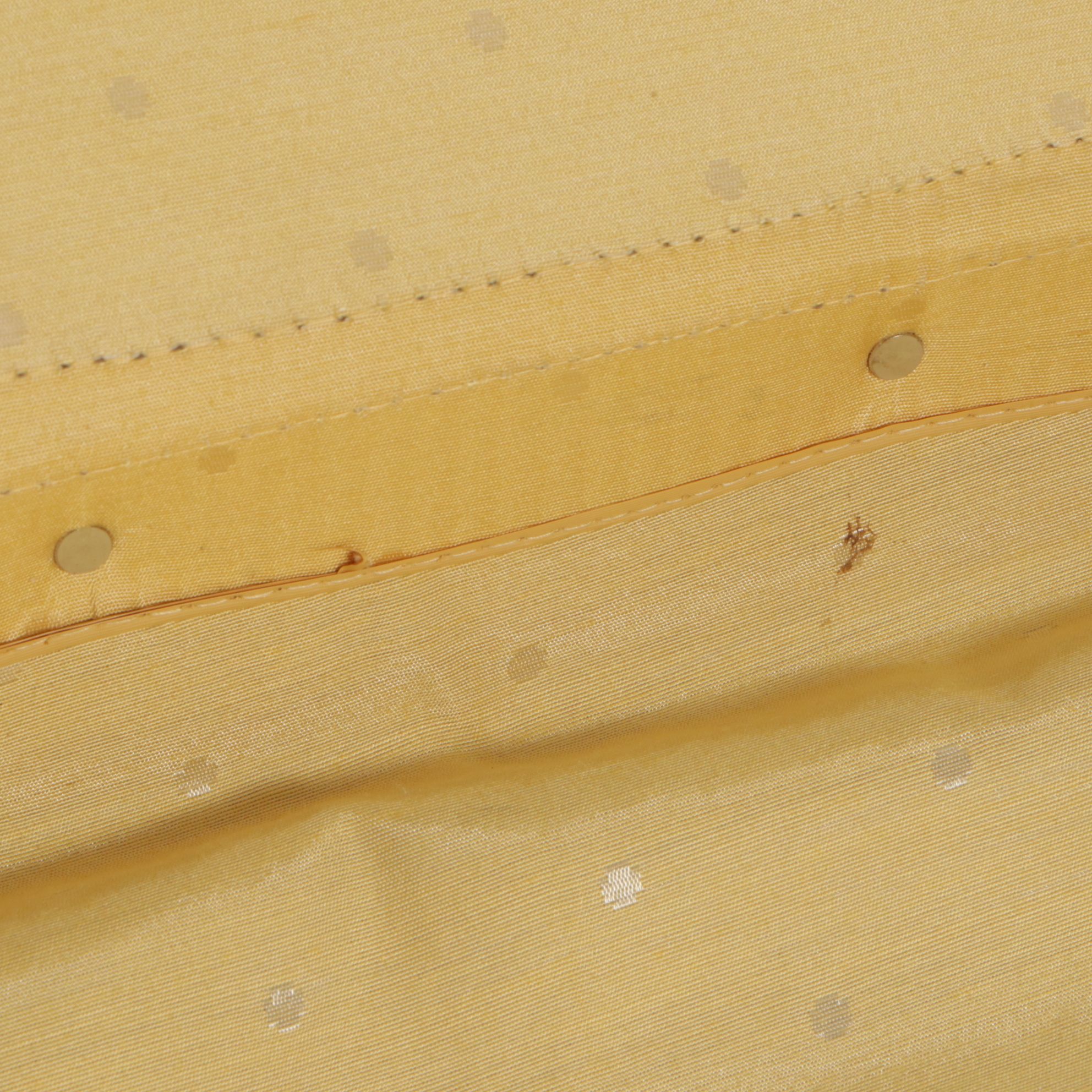 Yellow Leather Samsonite Suitcases and Carry-On Bag, Mid to Late 20th Century