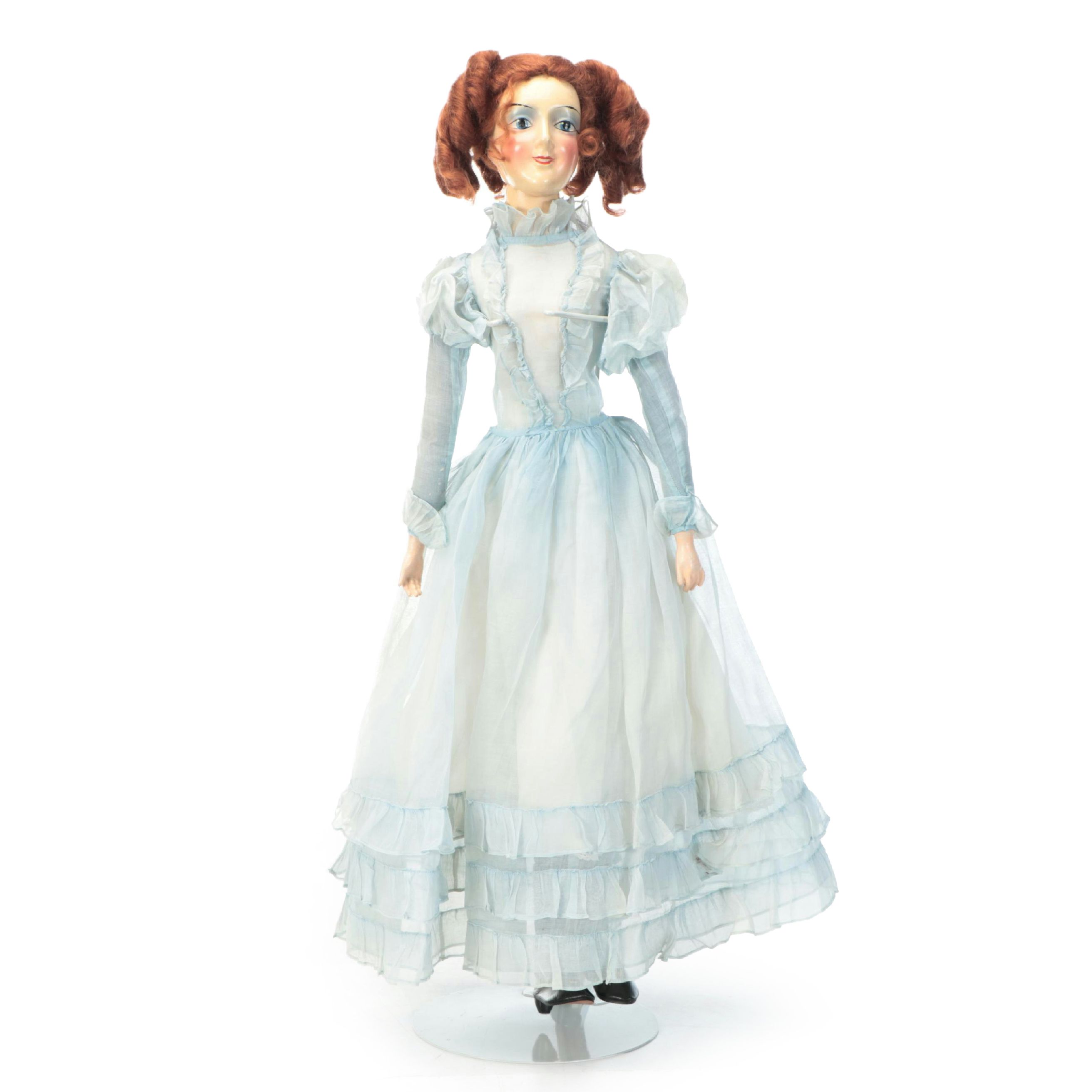 Art Deco Style Composite Boudoir Doll, Early 20th Century