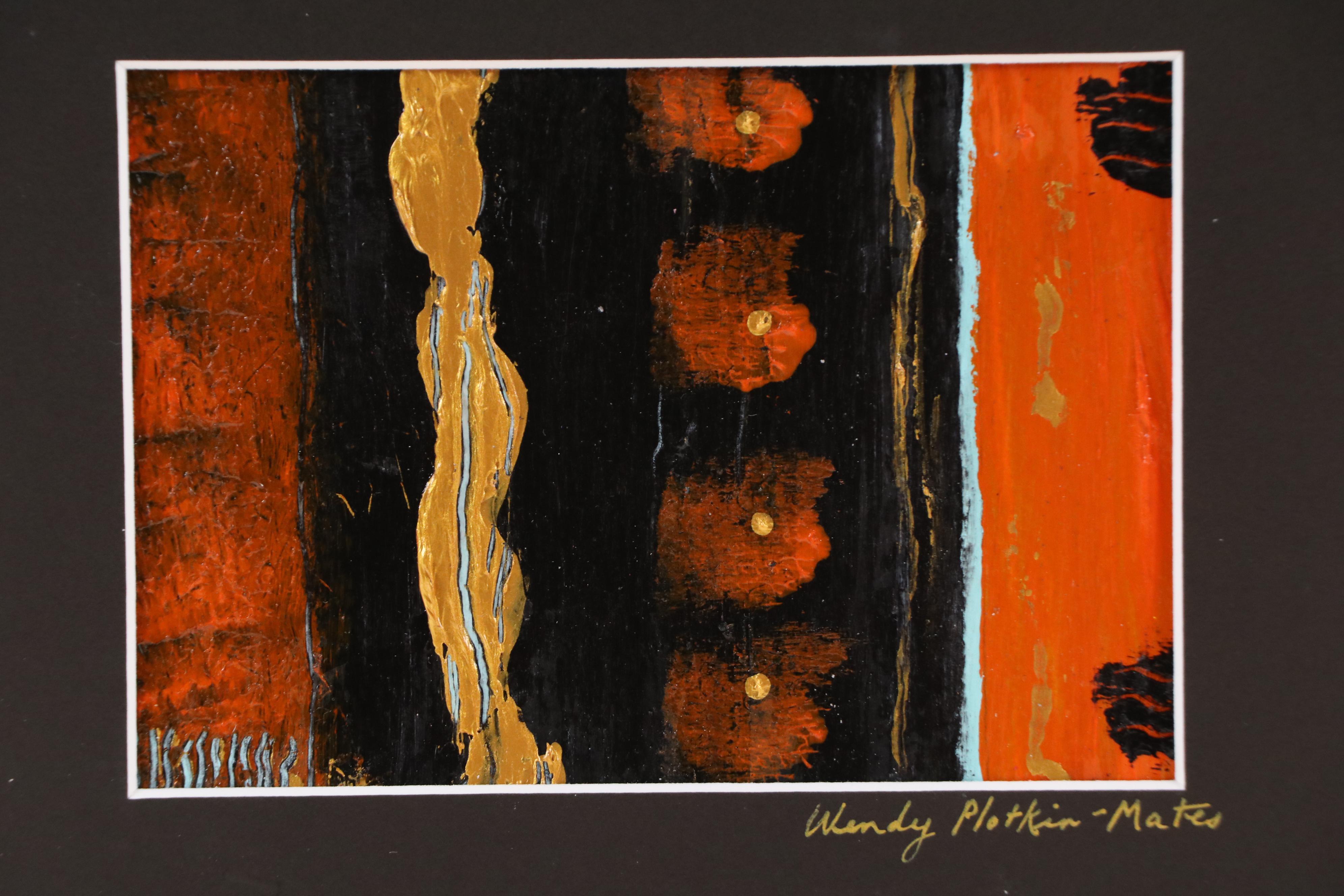 Wendy Plotkin-Mates Abstract Acrylic Painting, 21st Century