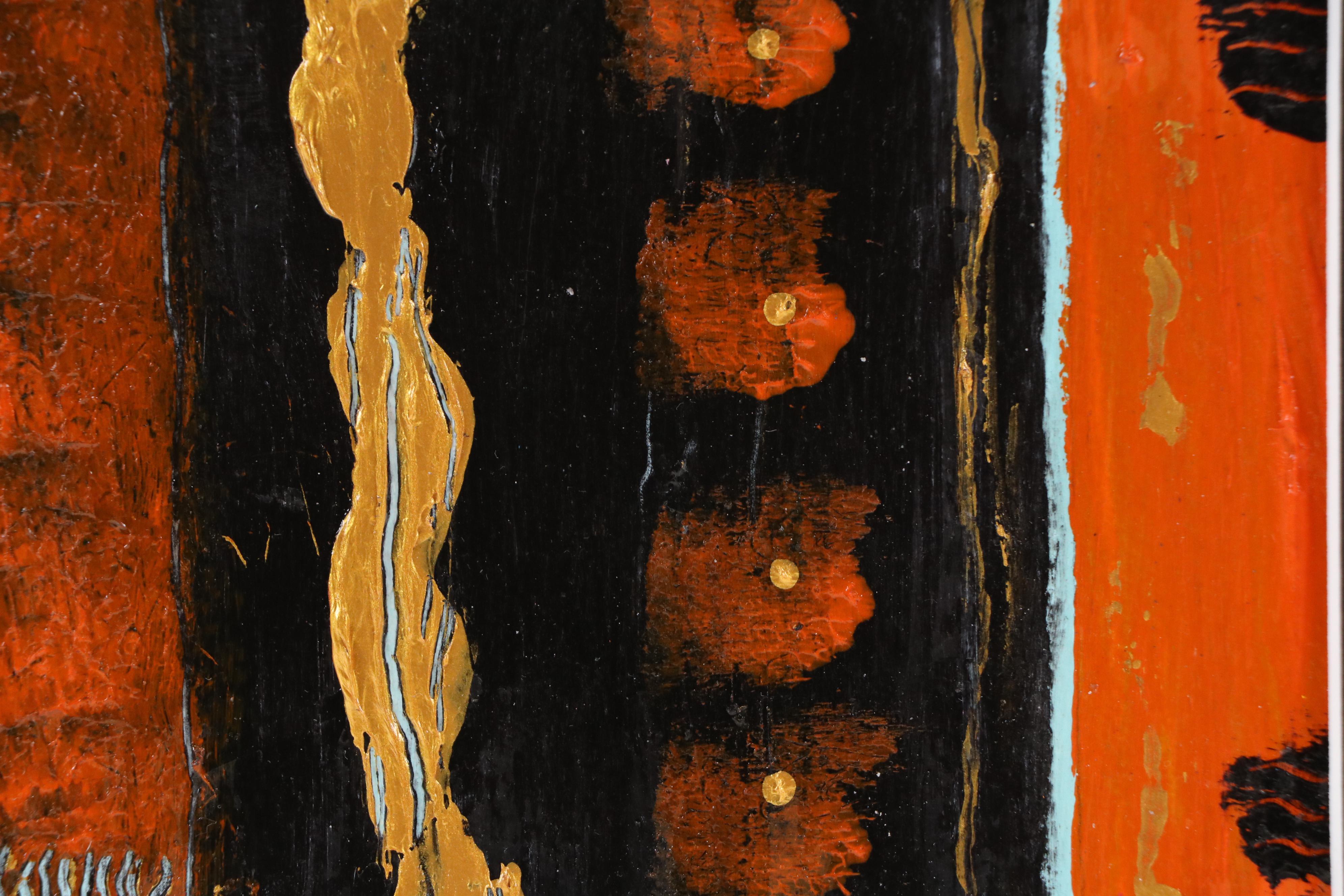 Wendy Plotkin-Mates Abstract Acrylic Painting, 21st Century