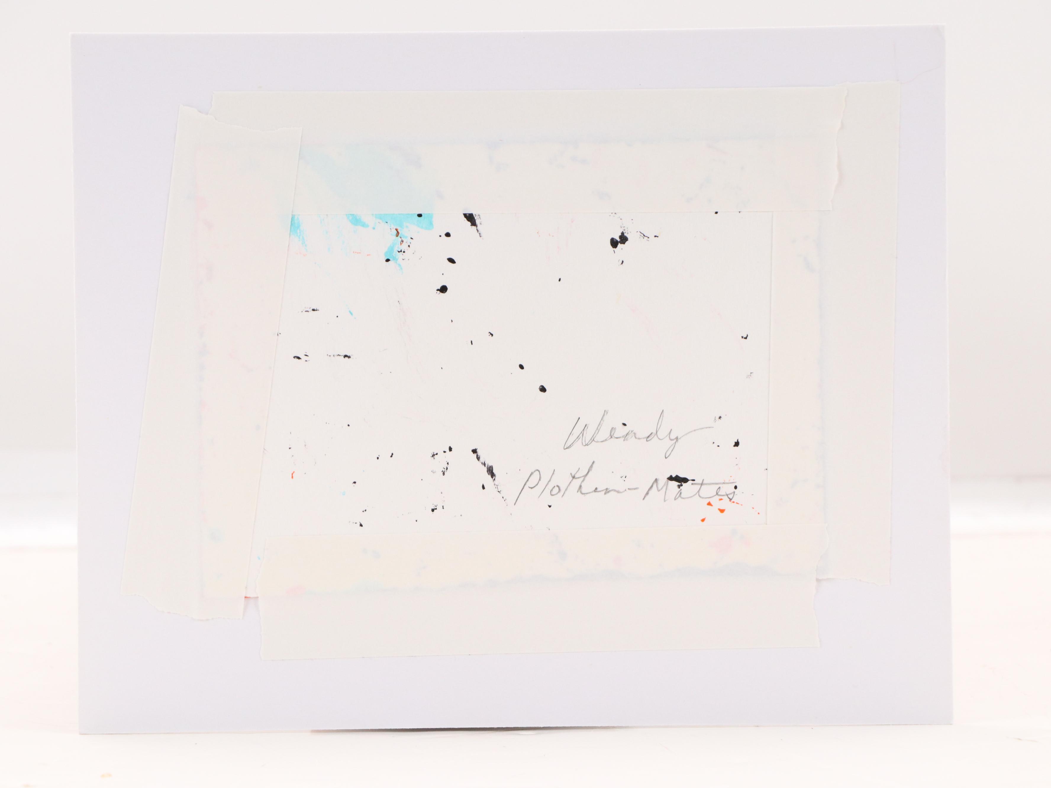 Wendy Plotkin-Mates Abstract Acrylic Painting, 21st Century