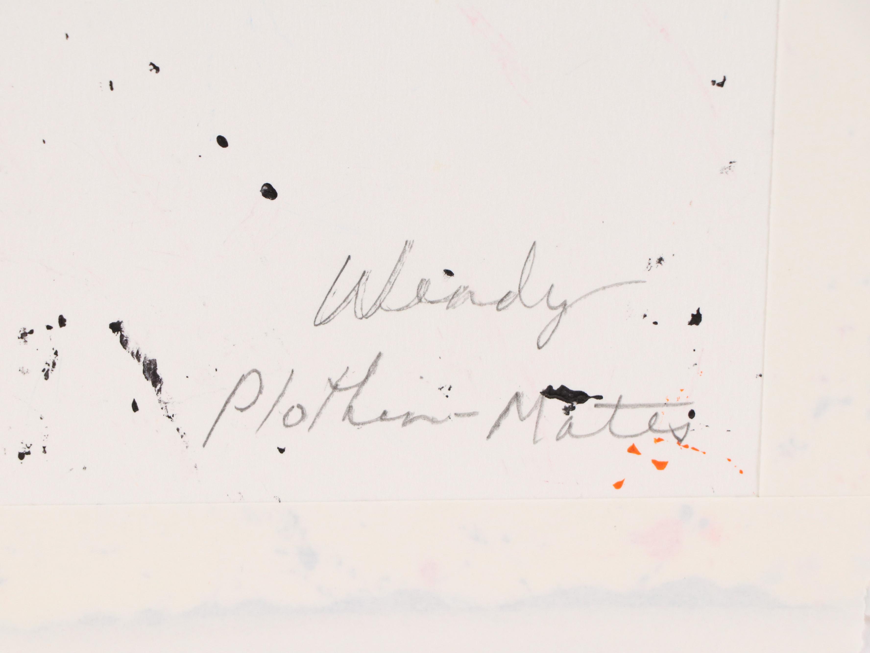 Wendy Plotkin-Mates Abstract Acrylic Painting, 21st Century