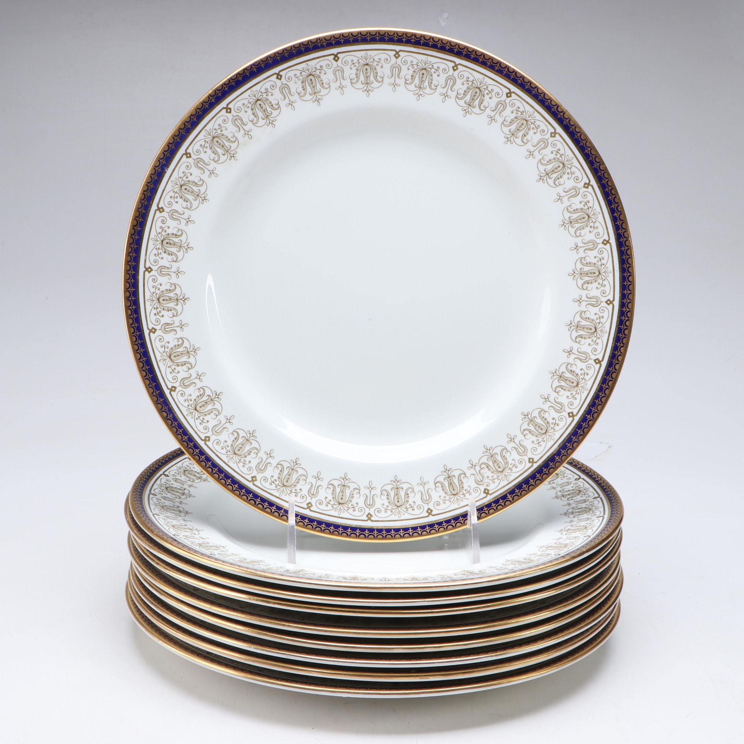 Copeland "Spode's Regal" Porcelain Plates, Early 20th Century