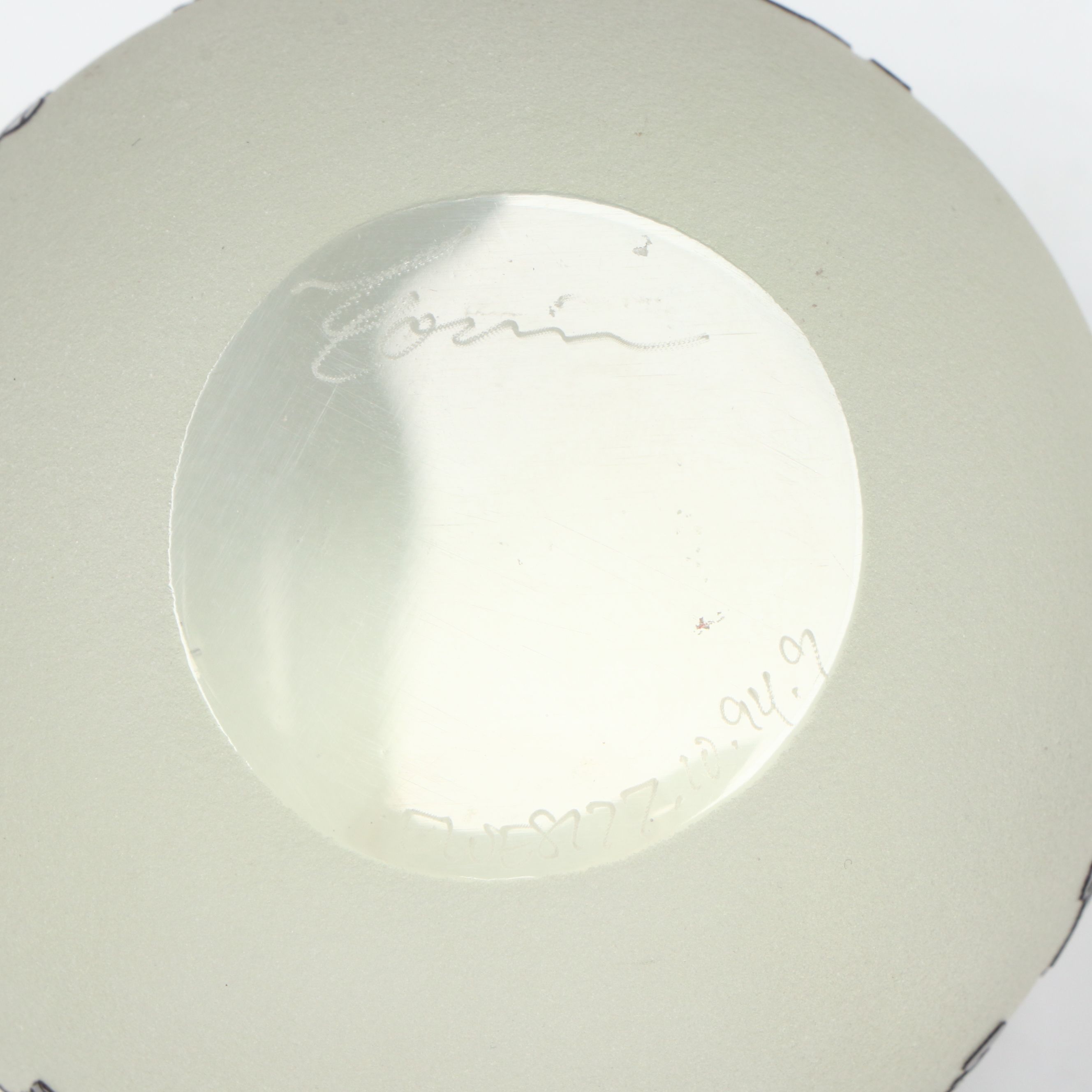 Steven Correia Blown Frosted Glass Cameo Paperweights